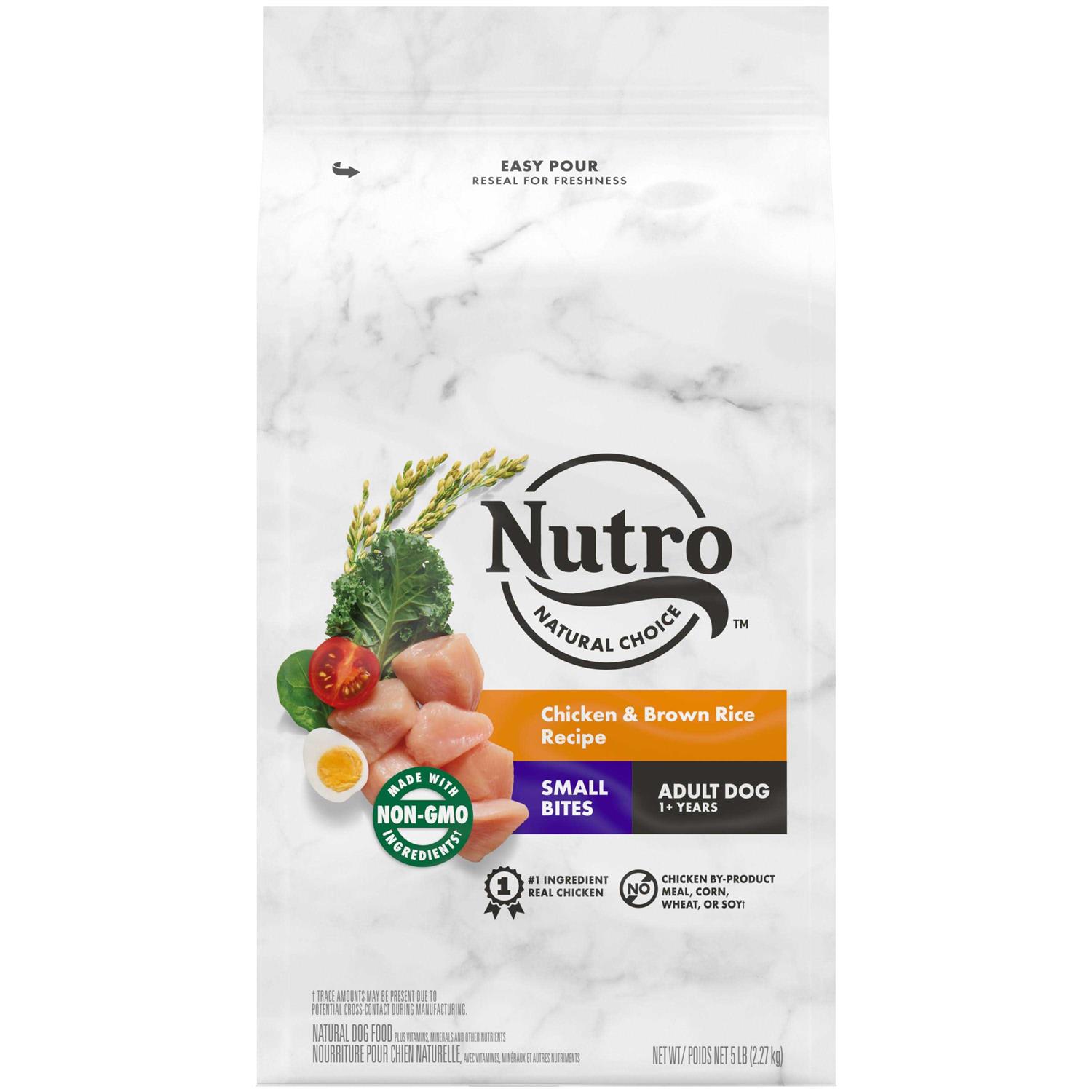 Nutro Natural Choice Small Bites Adult Lamb Rice Dry Dog Food - Healthber