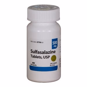 Rx Sulfasalazine 500 mg Tablets - Healthber