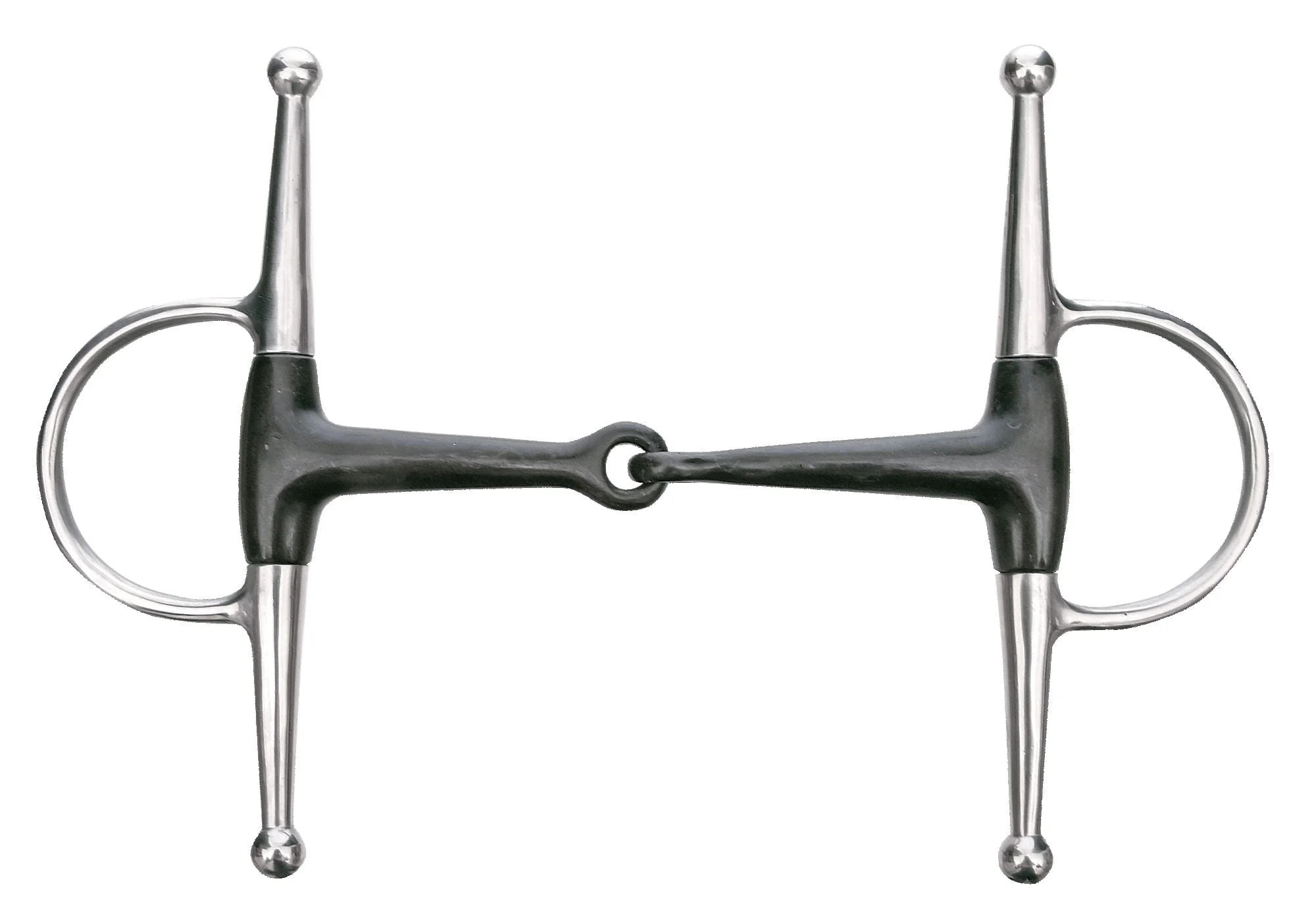 Weatherbeeta Korsteel Sweet Iron Full Cheek Snaffle - Healthber