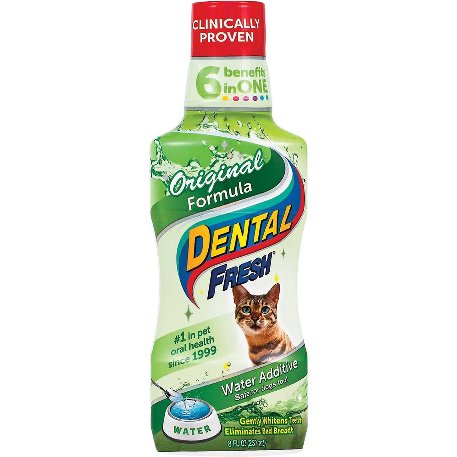Dental Fresh Original Formula Water Additive for Cats - Healthber