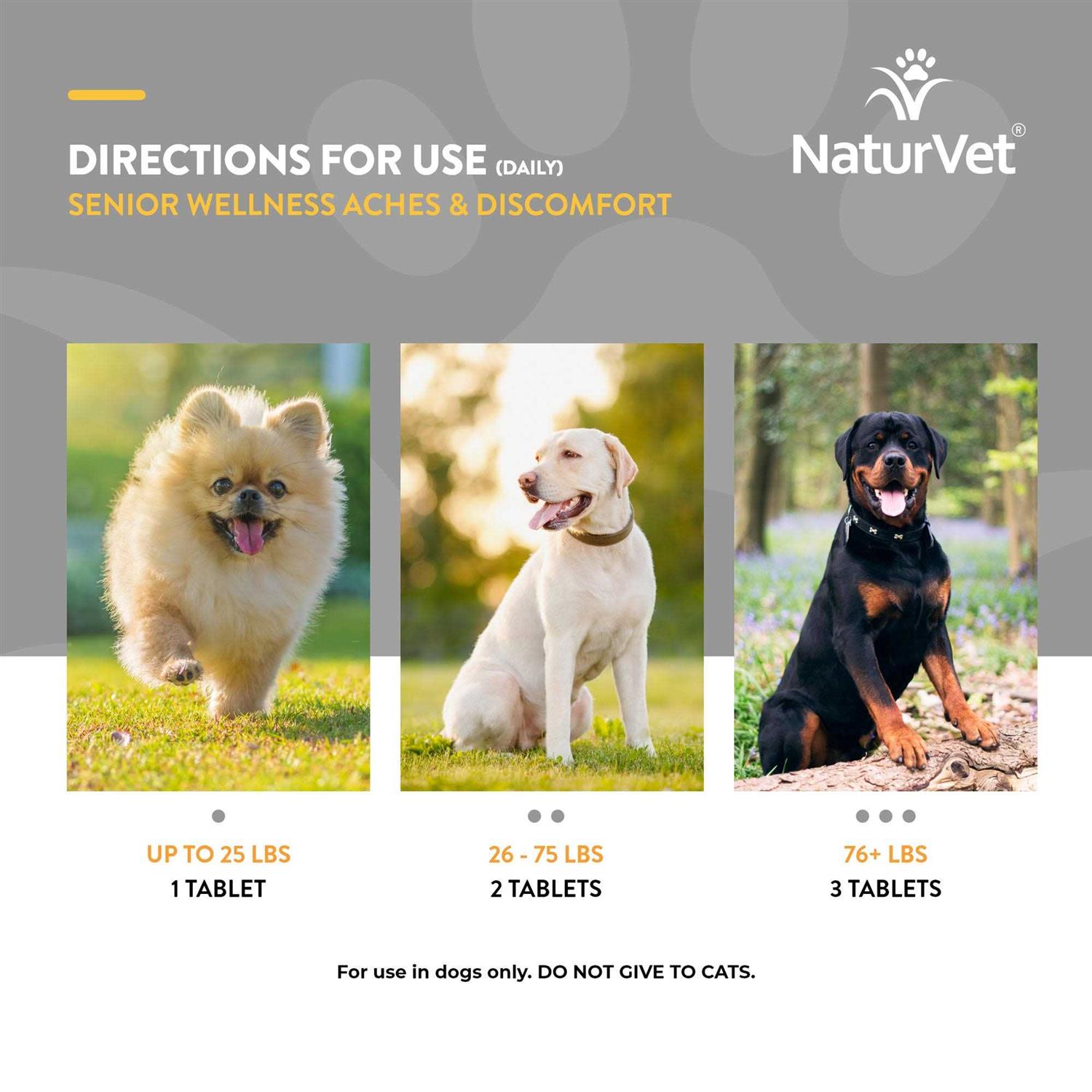 NaturVet Senior Aches & Discomfort - Healthber
