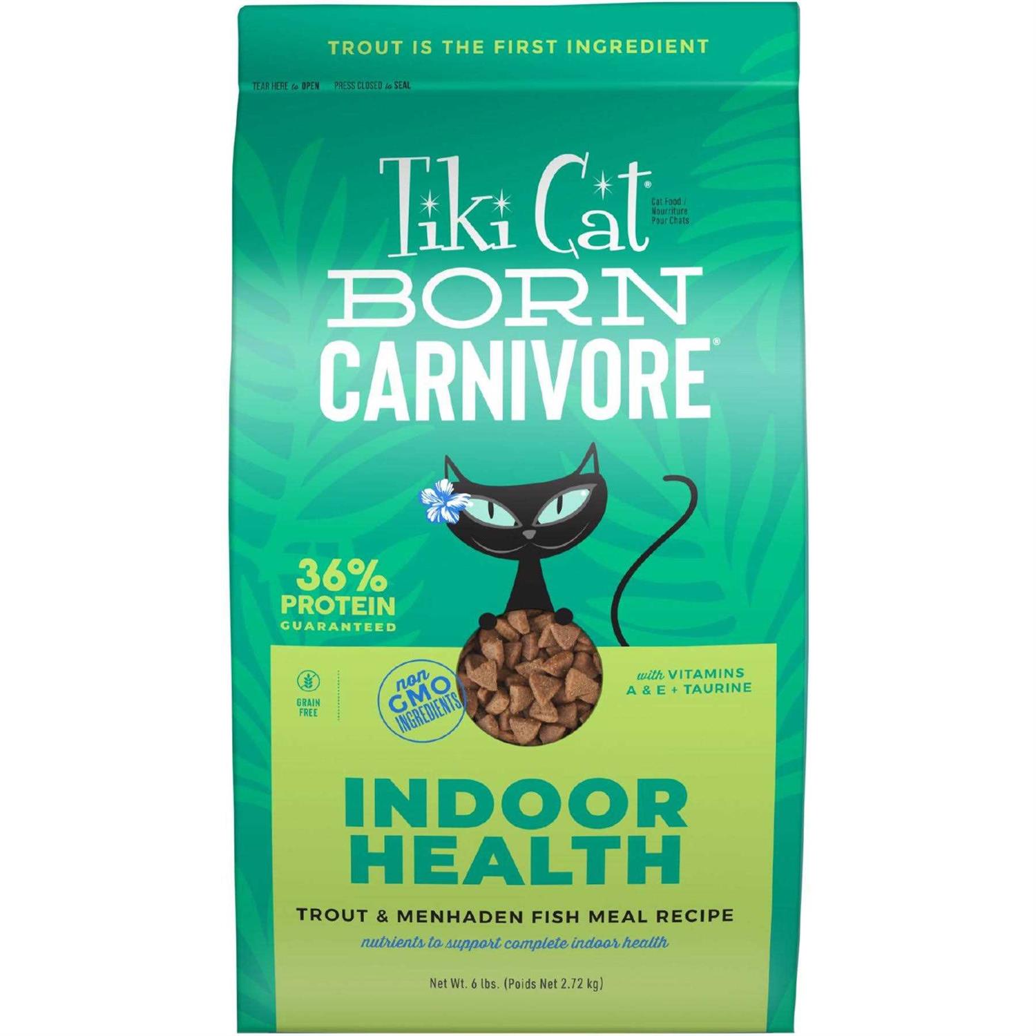 Tiki Cat Essentials Trout and Menhaden Fish Meal Recipe Dry Cat Food - Healthber