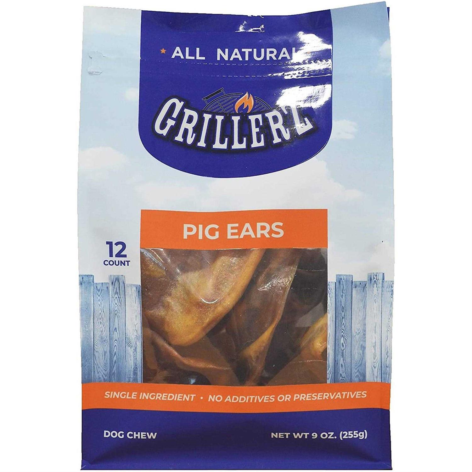 Grillerz Pig Ears Dog Treat - Healthber