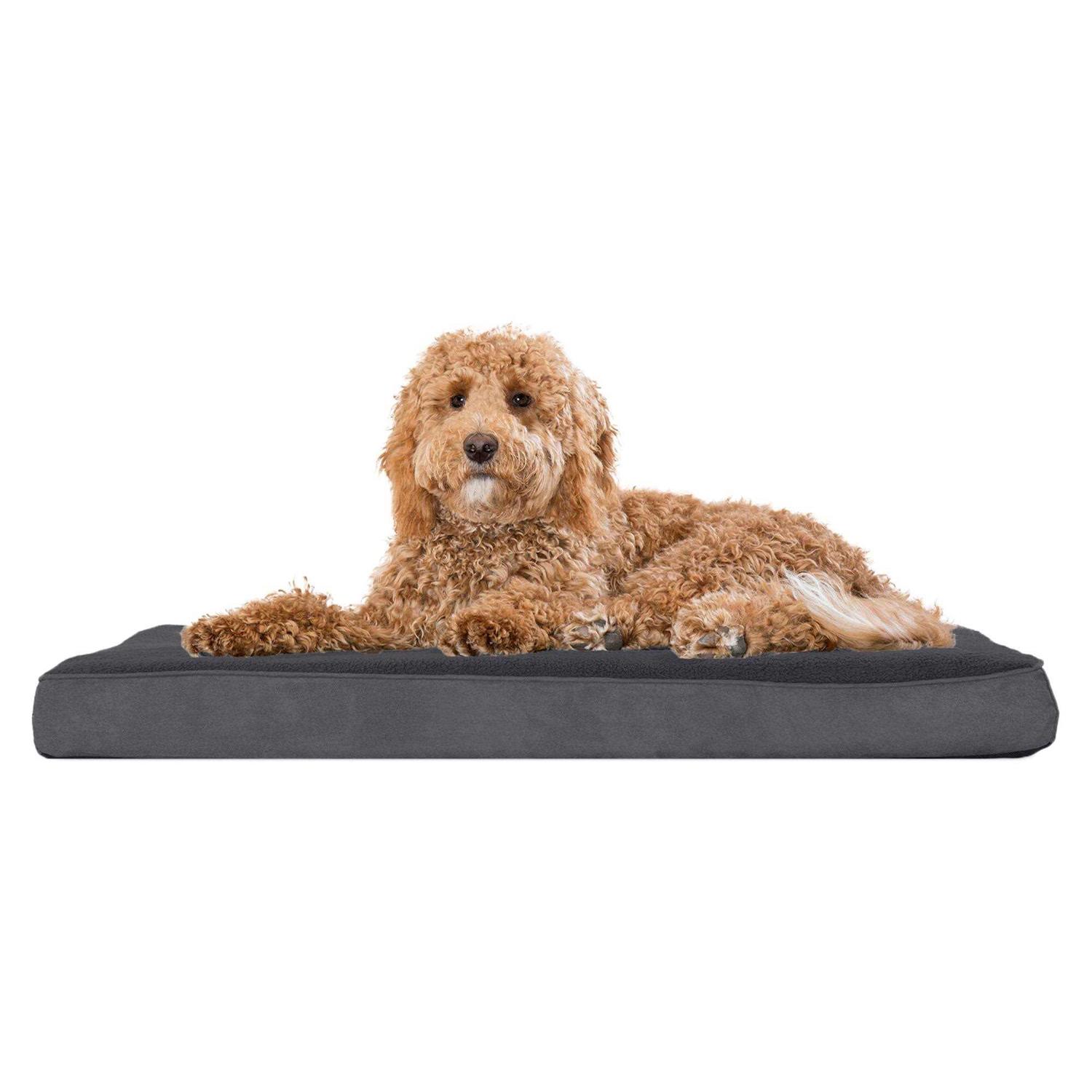 FurHaven Deluxe Suede Pet Bed - Healthber
