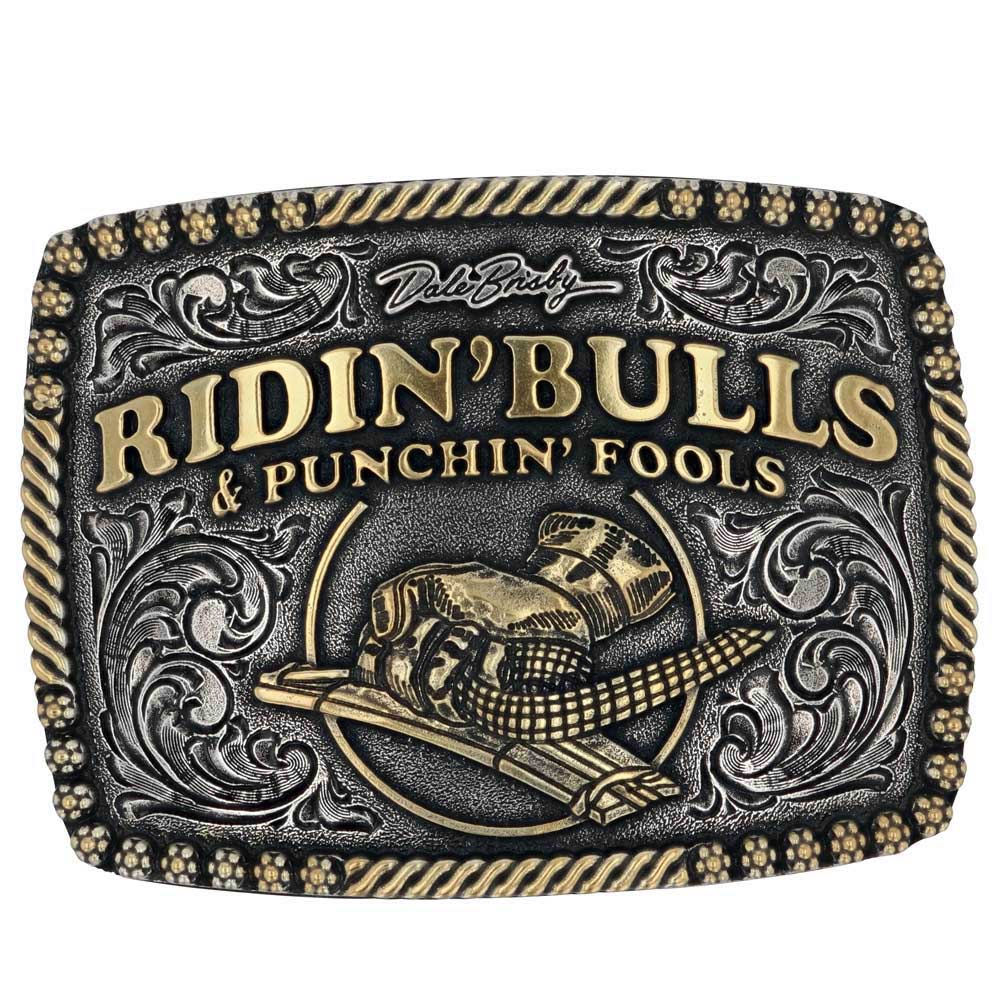 Dale Brisby Bulls & Fools Attitude Belt Buckle - Healthber