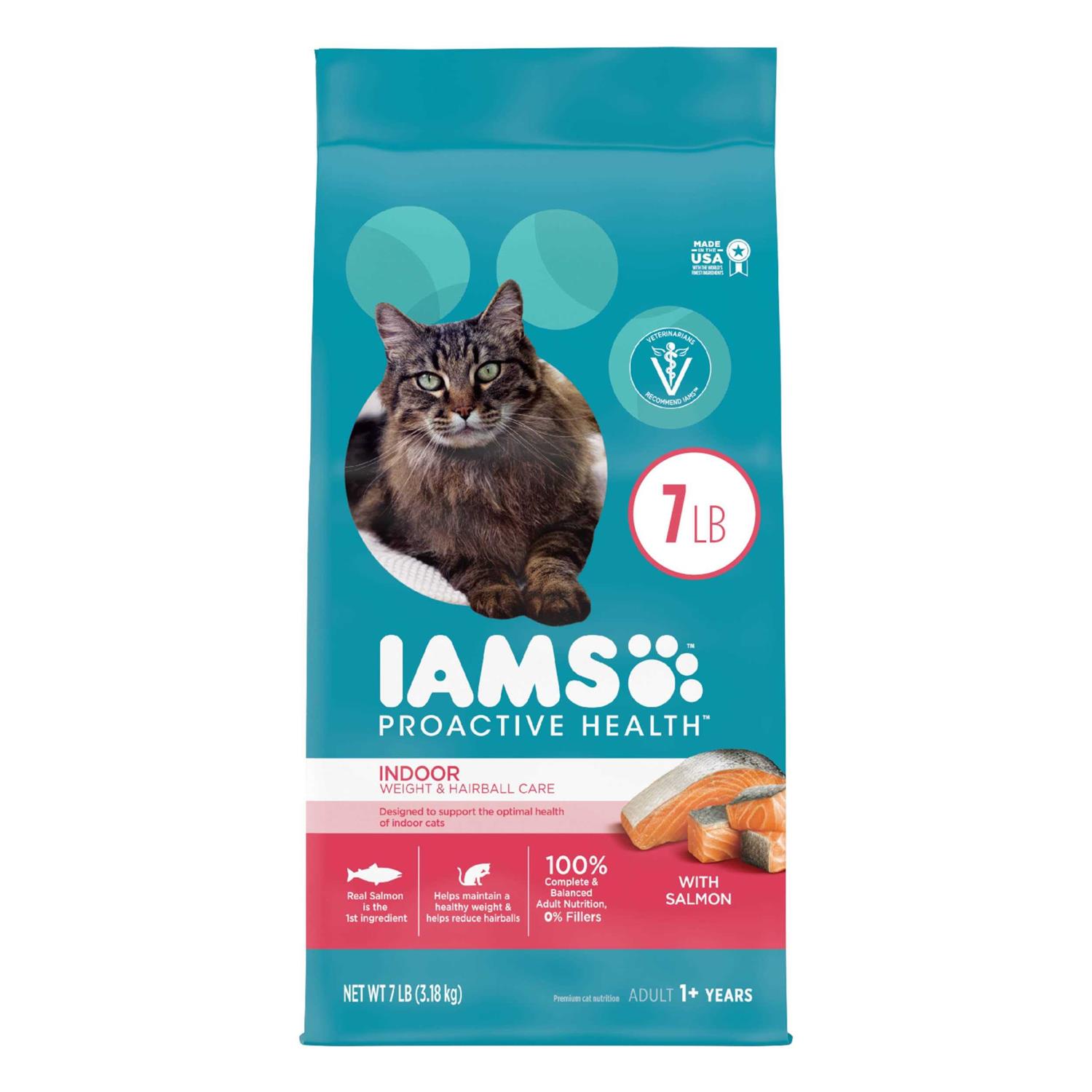 Iams Proactive Health Care Salmon Adult Dry Cat Food - Healthber