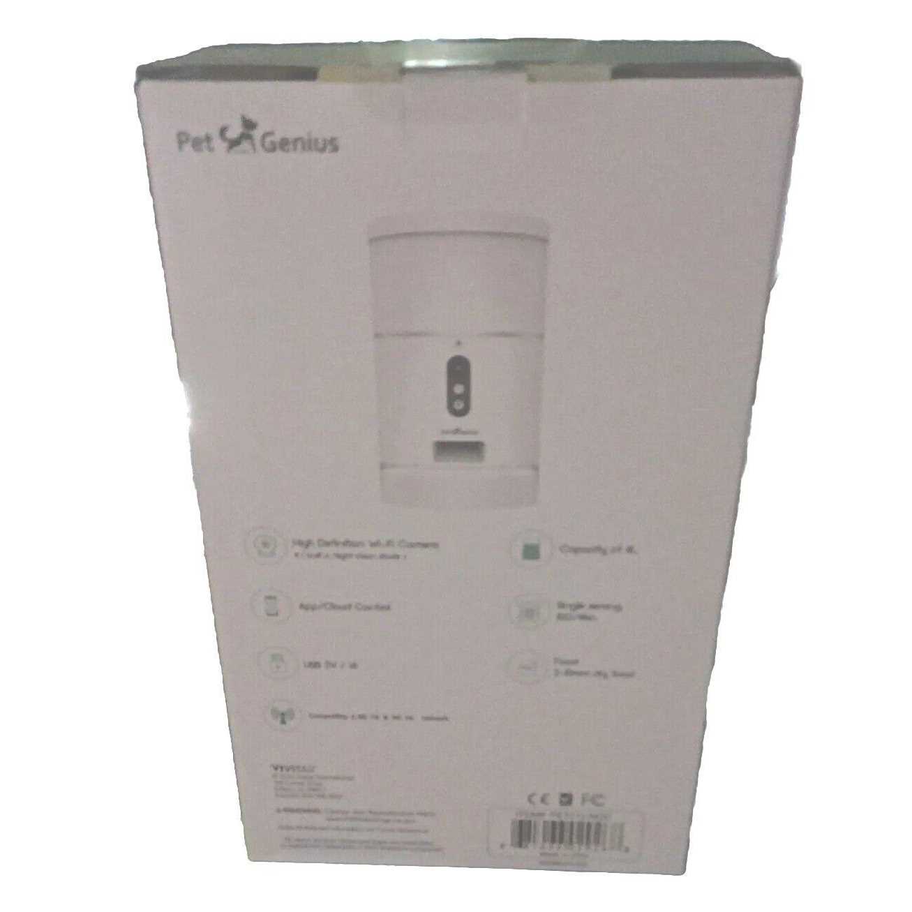 Pet Genius Pet SmartFeeder with Live Wi-Fi Camera - Healthber