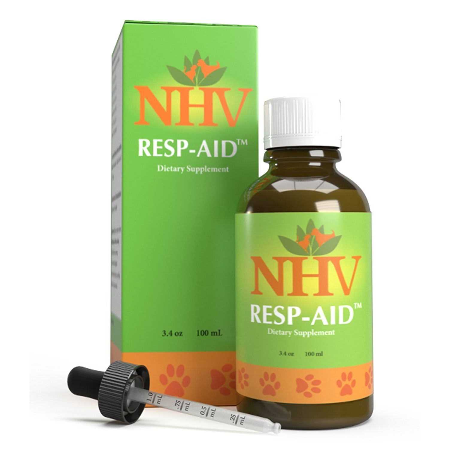 Resp-aid Natural Support for Respiratory Disorders, Kennel Cough and Bronchial Infections in dogs, cats and small pets - Healthber