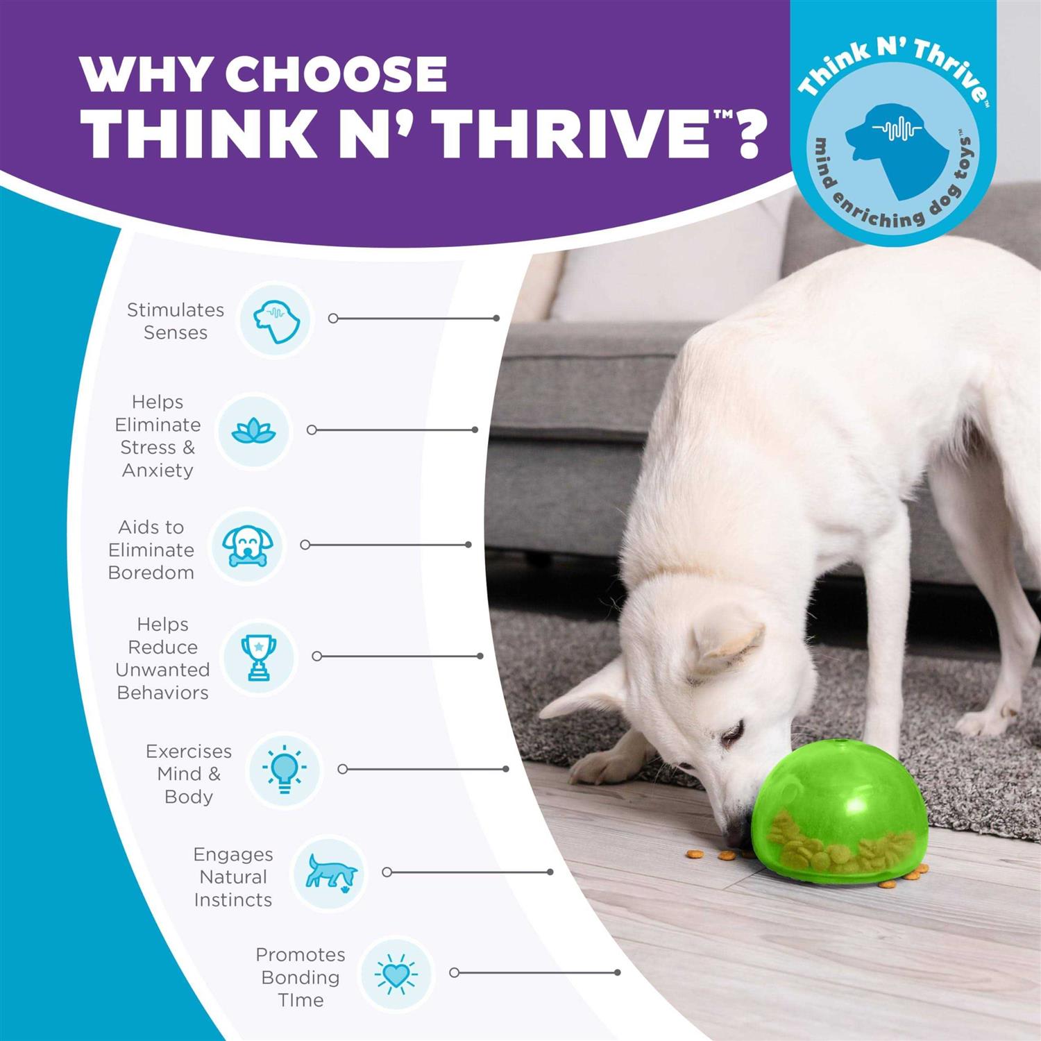 Outward Hound Snoop Interactive Treat Dispensing Dog Toy - Healthber