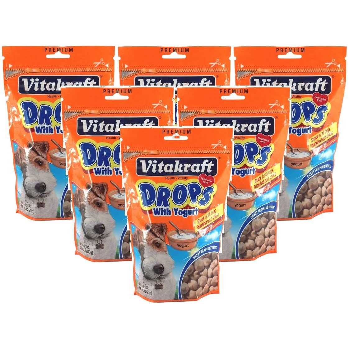 Vitakraft Drops with Yogurt Dog Treats - Healthber