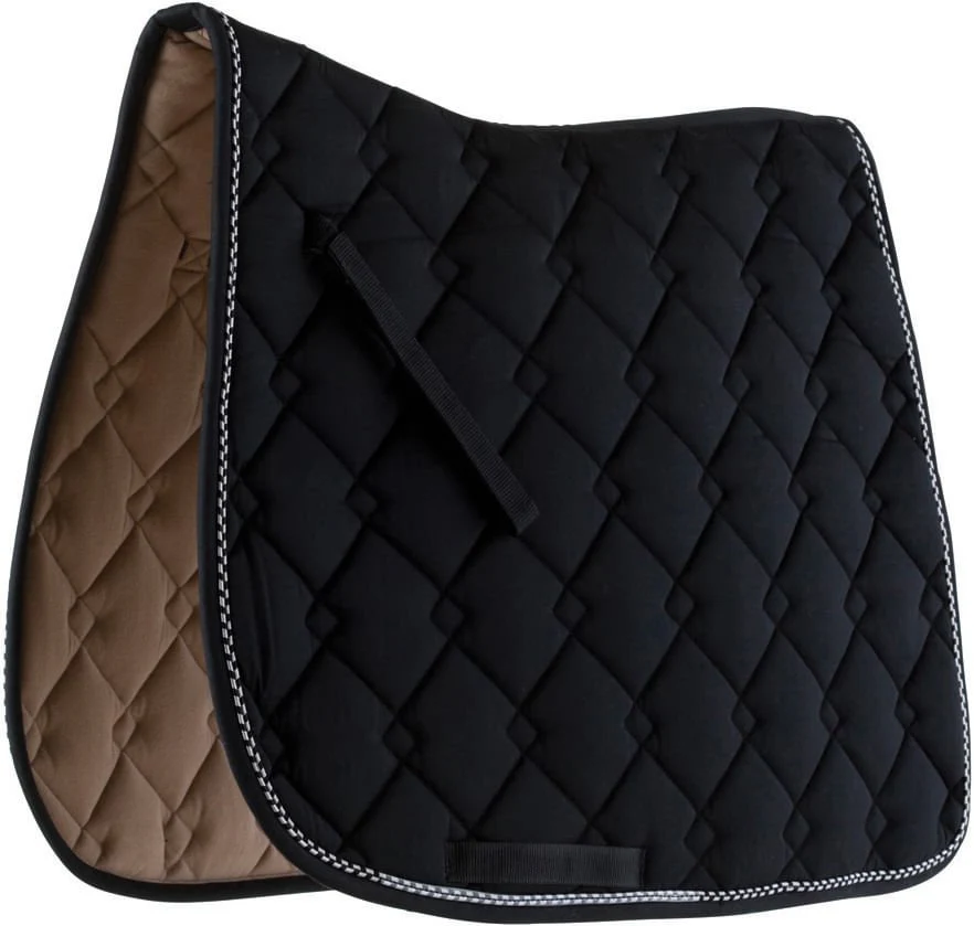 Roma Ecole Double Diamond Dressage Saddle Pad - Healthber