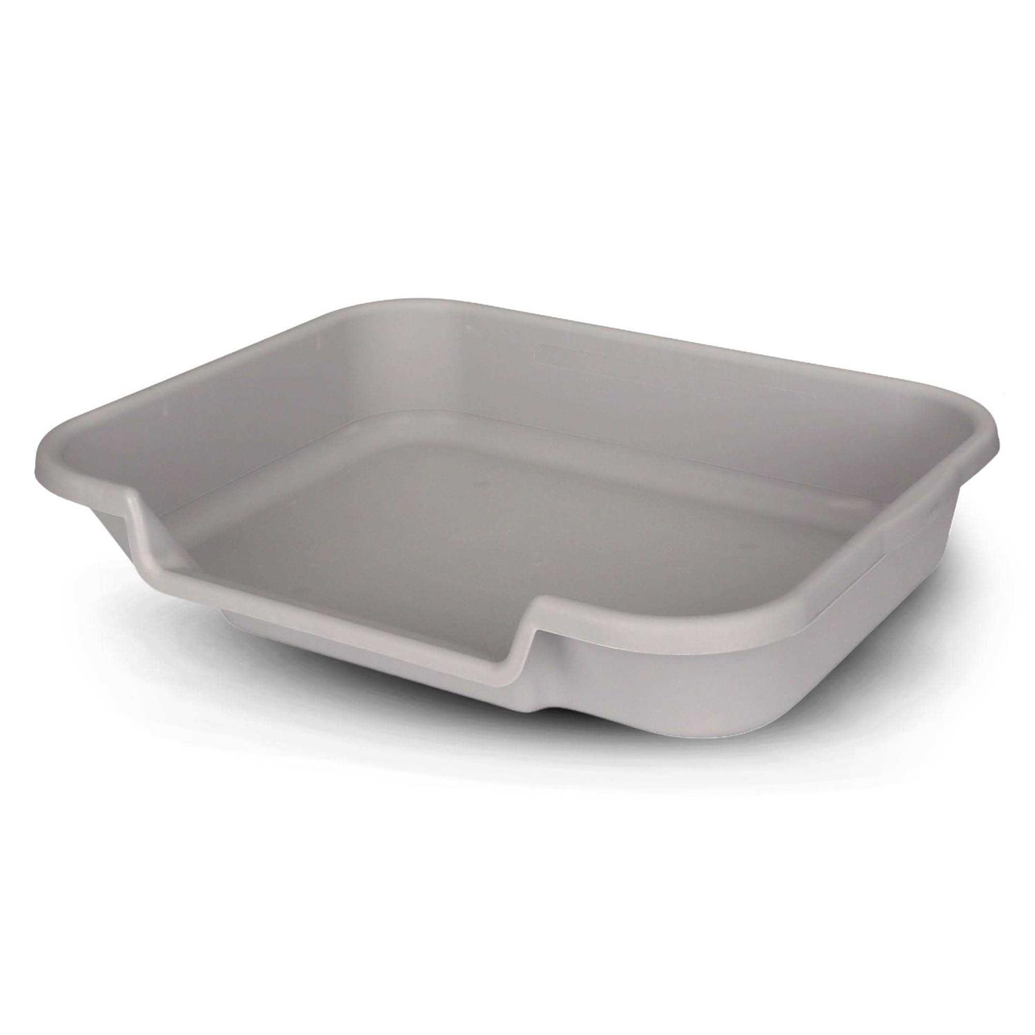 NE14pets KittyGoHere Litter Box for Senior cats That cant cope with a Traditional Litter Box Large Box Misty gray - Healthber