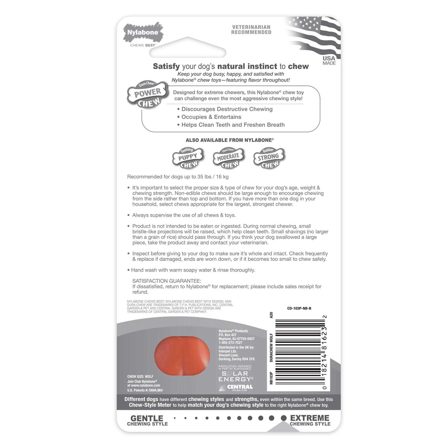 Nylabone Bacon Chew Bone - Healthber