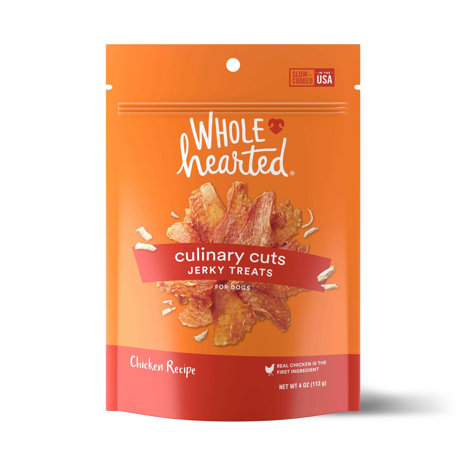 WholeHearted Culinary Cuts Chicken Recipe Jerky Dog Treats - Healthber
