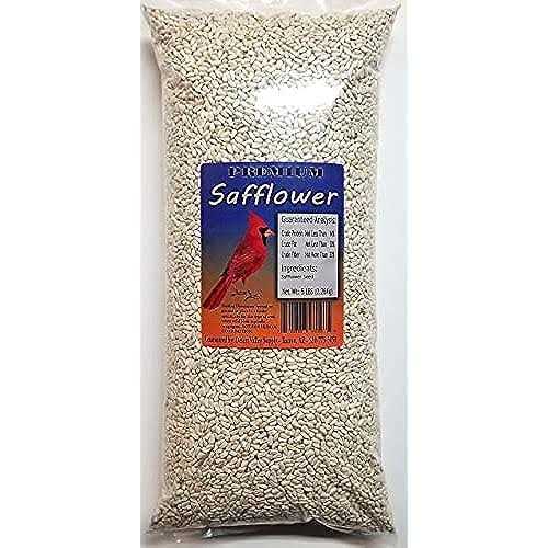Desert Valley Supply Desert Valley Premium Safflower Seeds Wild Bird Food - Healthber