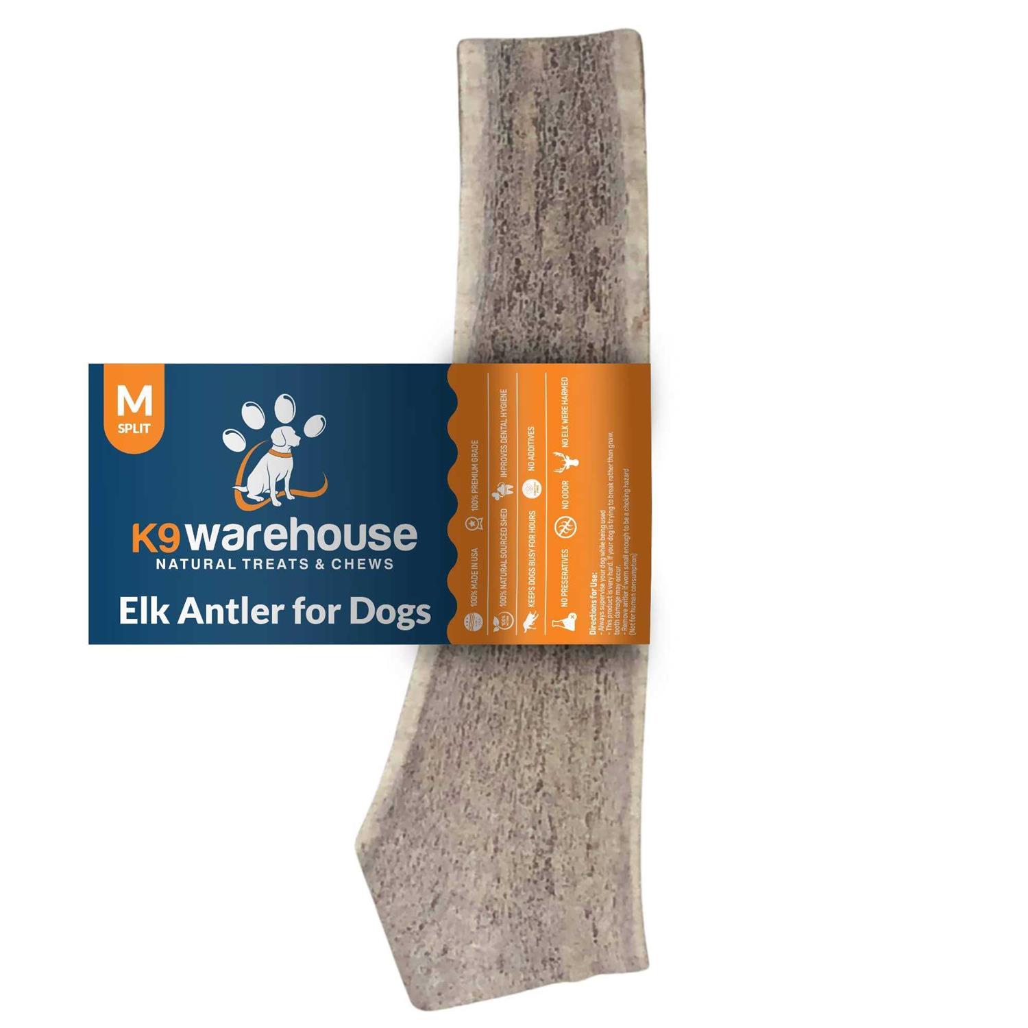 K9warehouse Elk Antlers for Dogs Made in USA - Healthber