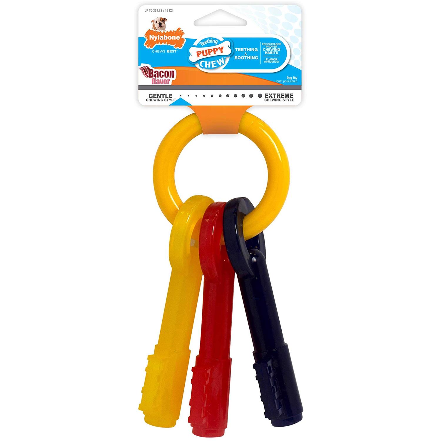 Nylabone Puppy Chew Teething Keys - Healthber