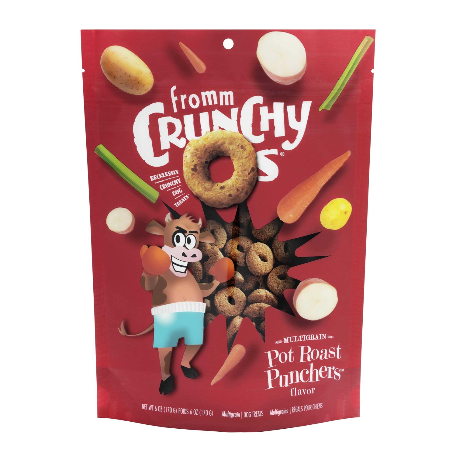 Fromm Crunchy O’s Pot Roast Punchers Dog Treats - Healthber