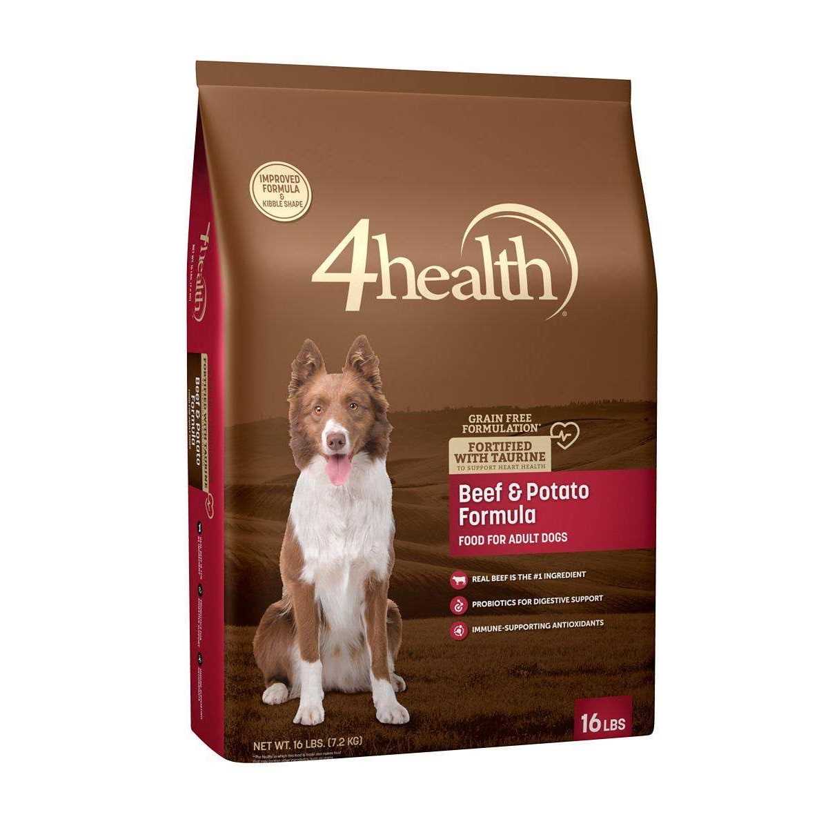 4health Grain Free Formulation Beef and Potato Formula Dry Dog Food - Healthber
