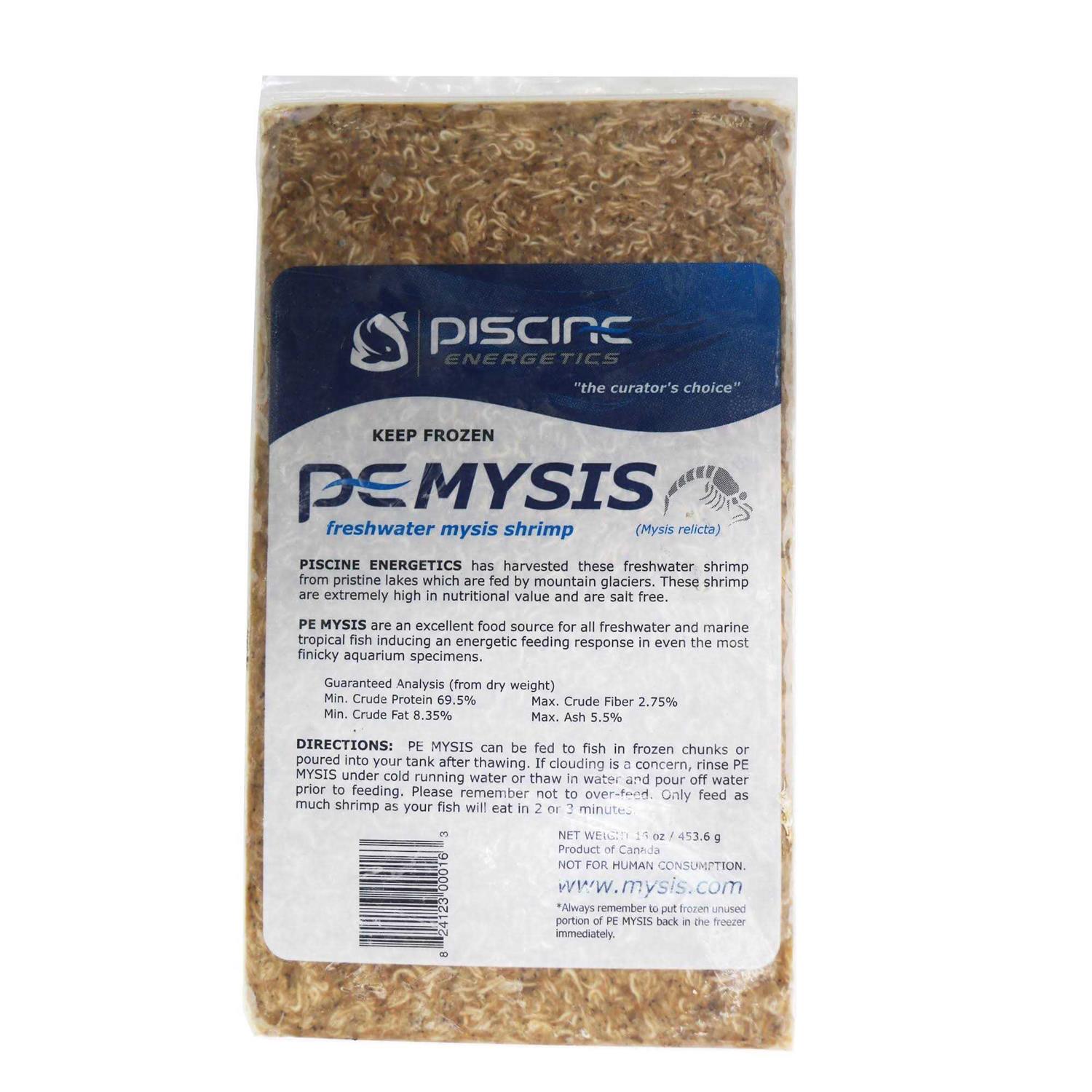 Piscine Energetics PE Frozen Mysis Shrimp - Healthber