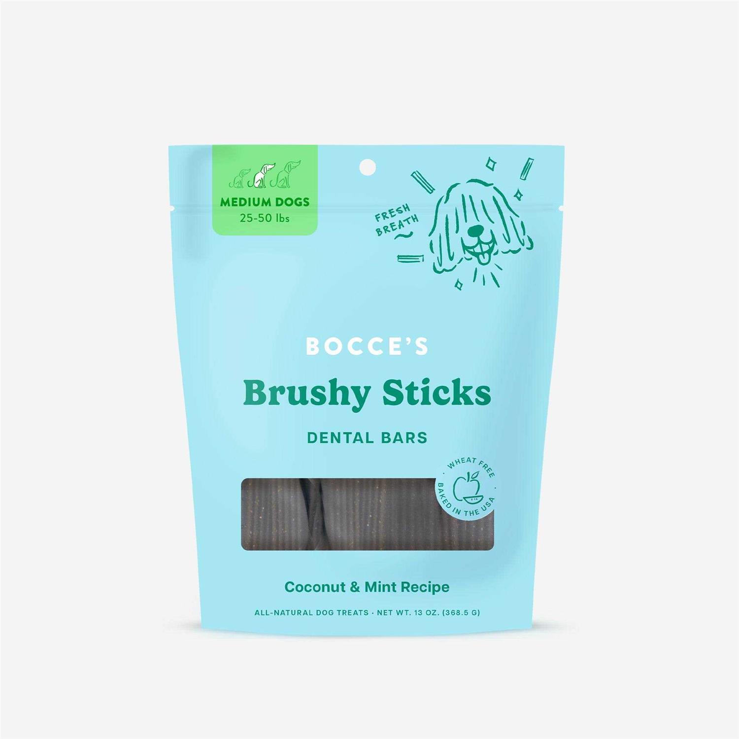 Bocce’s Bakery Brushy Sticks - Healthber