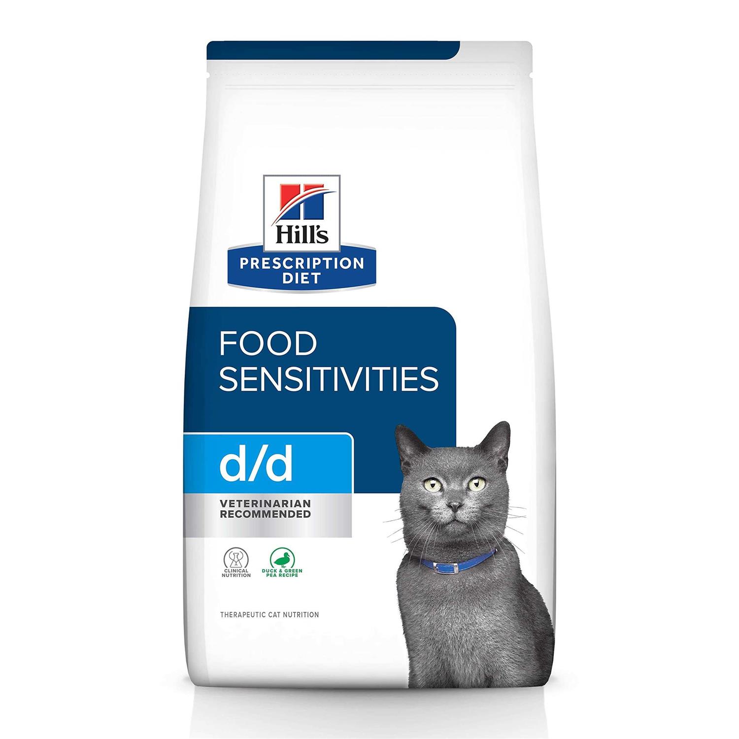 Hill’s Prescription Diet d/d Duck & Green Pea Dry Cat Food - Healthber