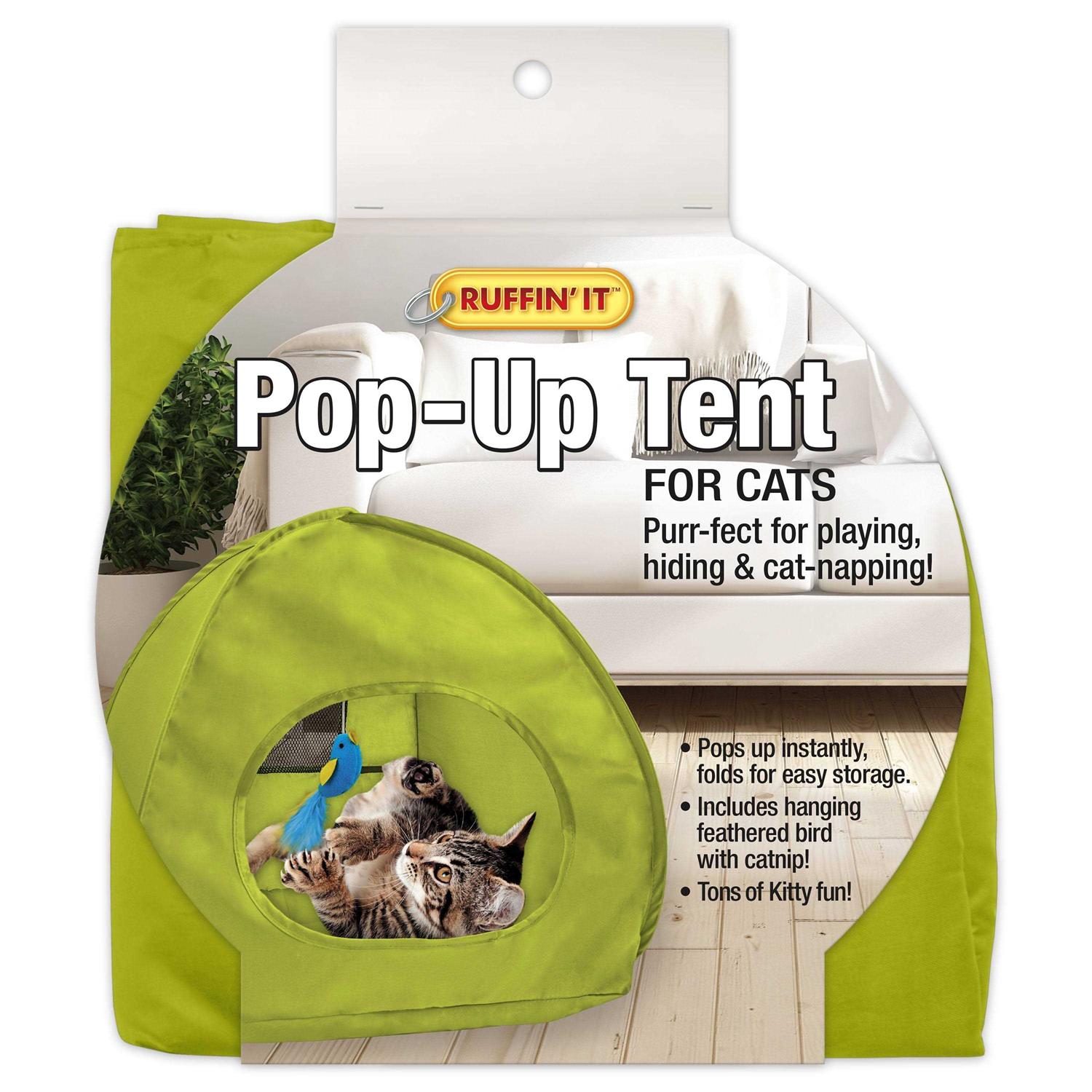 Ruffin’ It Cat Pop Up Tent - Healthber
