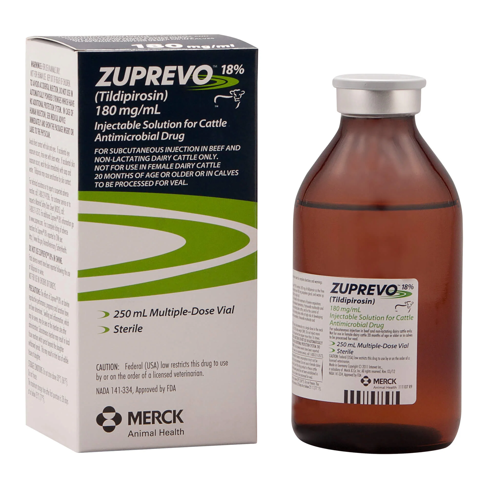 Rx Zuprevo 18% (tildipirosin) Injectable Solution for Cattle - Healthber
