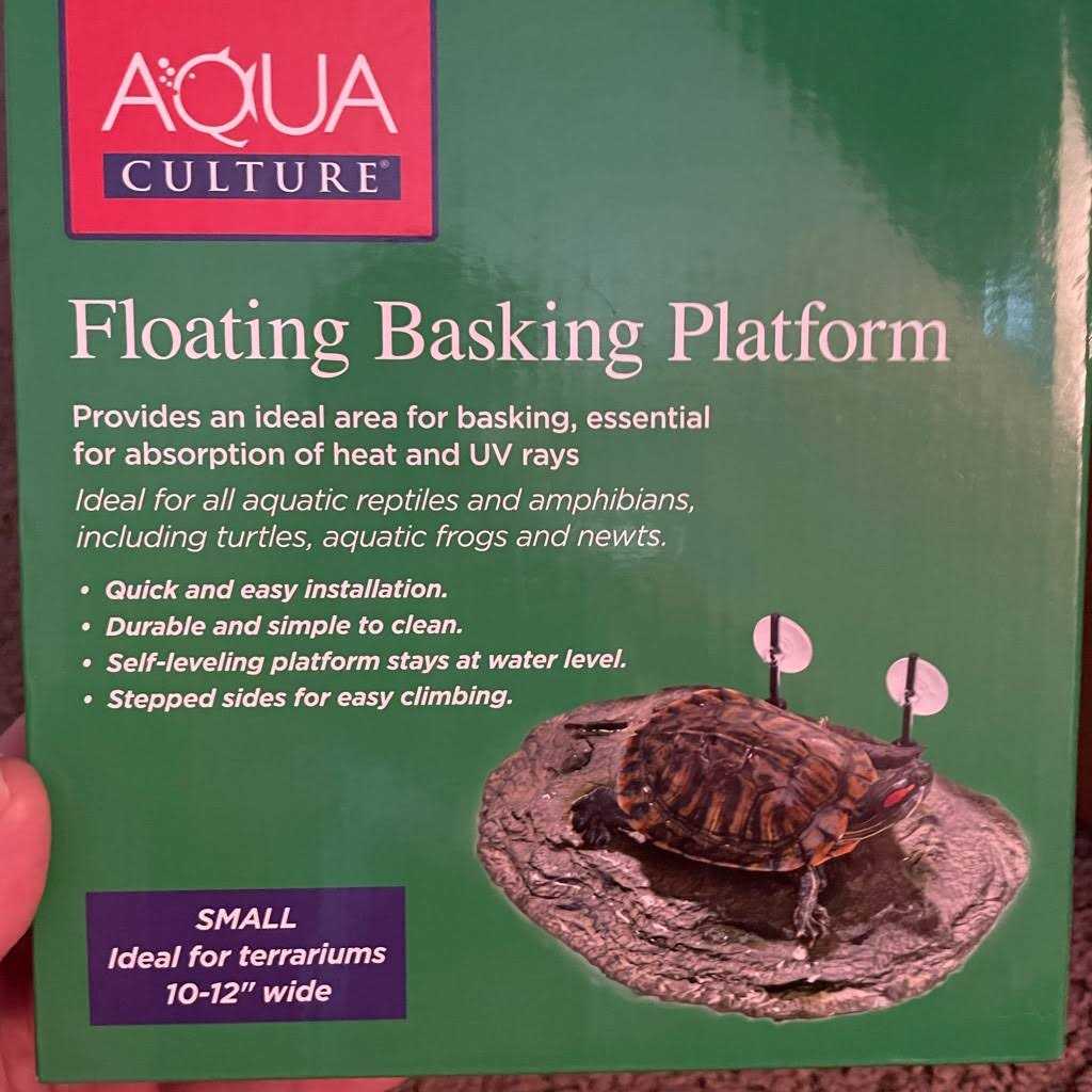 Aqua Culture Floating Basking Platform for Reptiles and Amphibians - Healthber