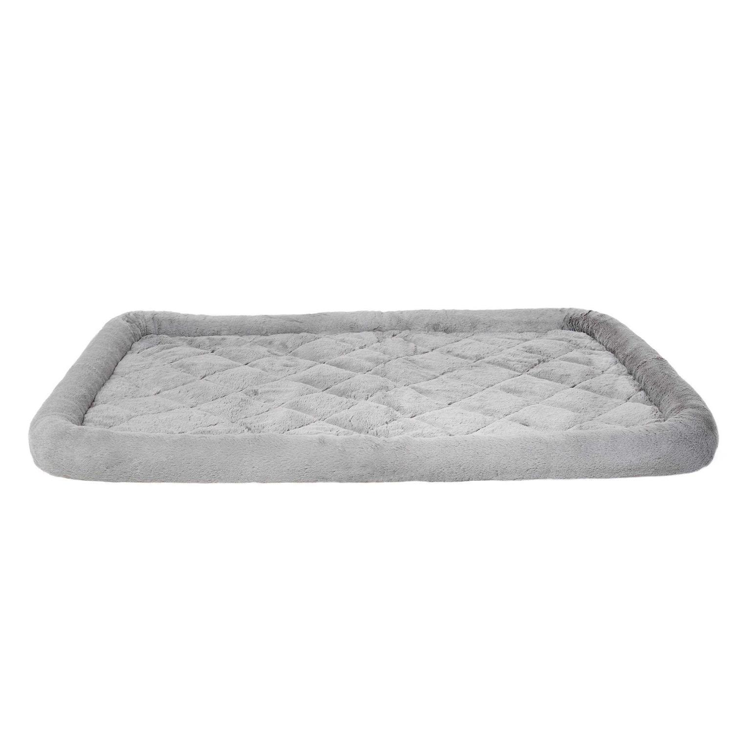 Top Paw Plush Crate Mat Grey - Healthber