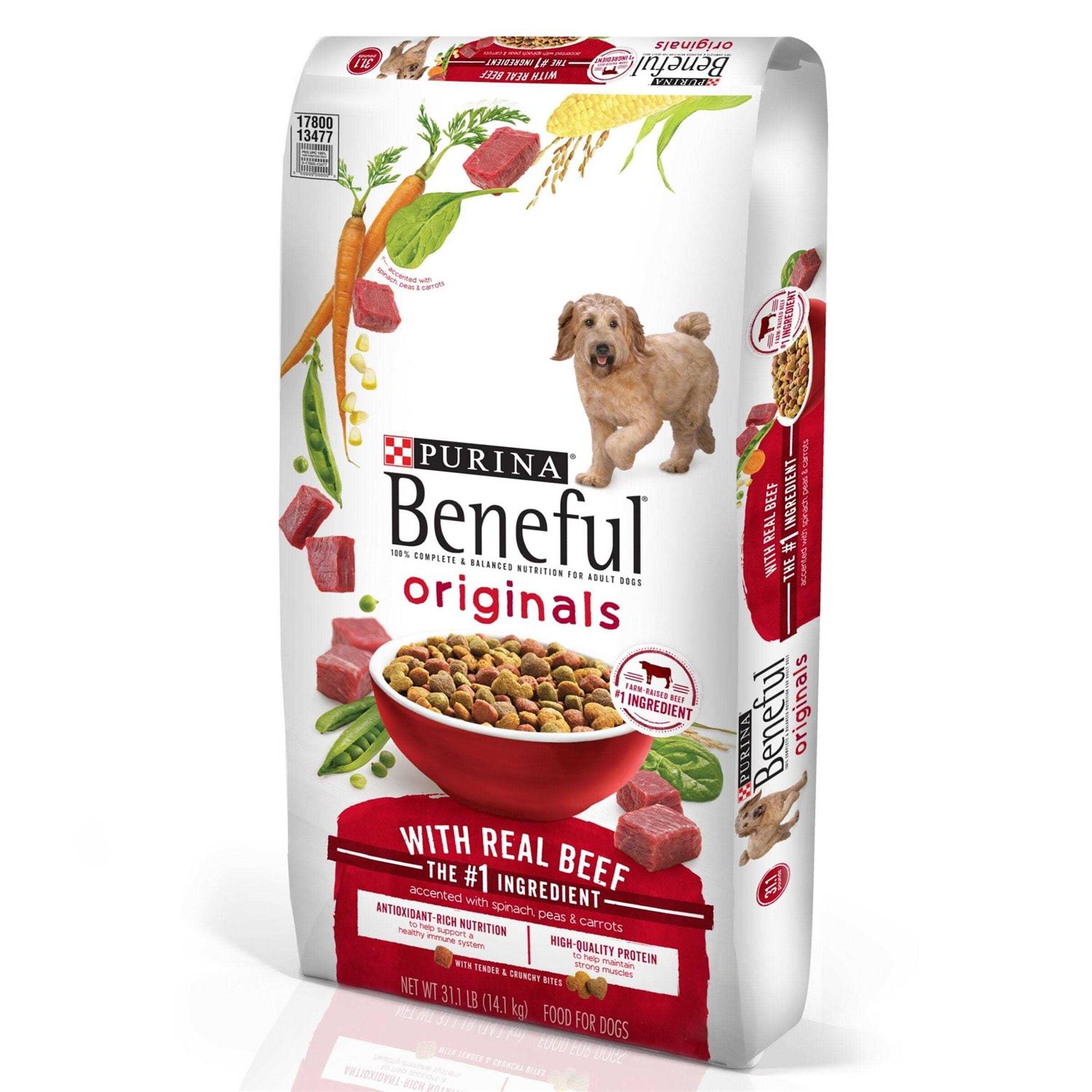 Purina Beneful Originals Dog Food with Real Beef - Healthber