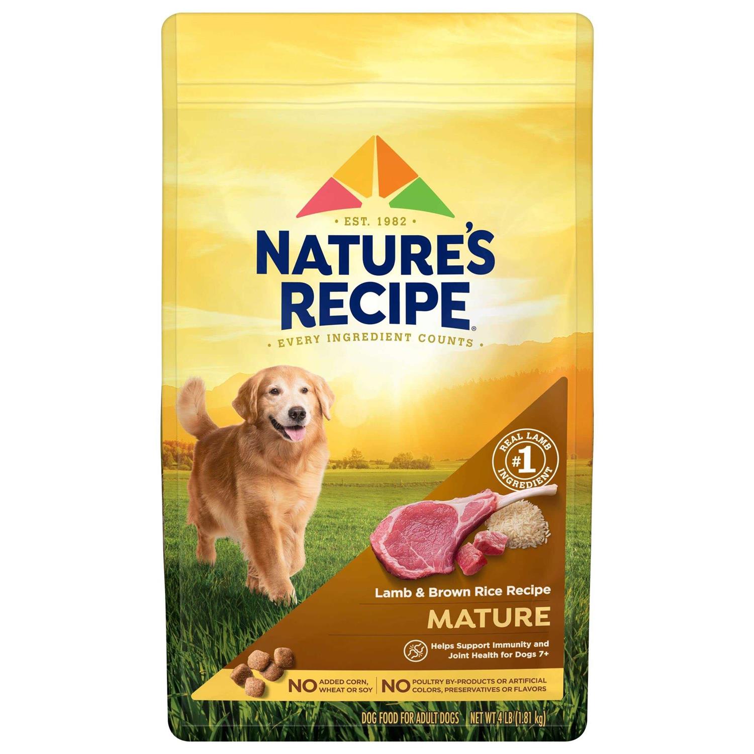 Nature’s Recipe Mature Dry Dog Food - Healthber