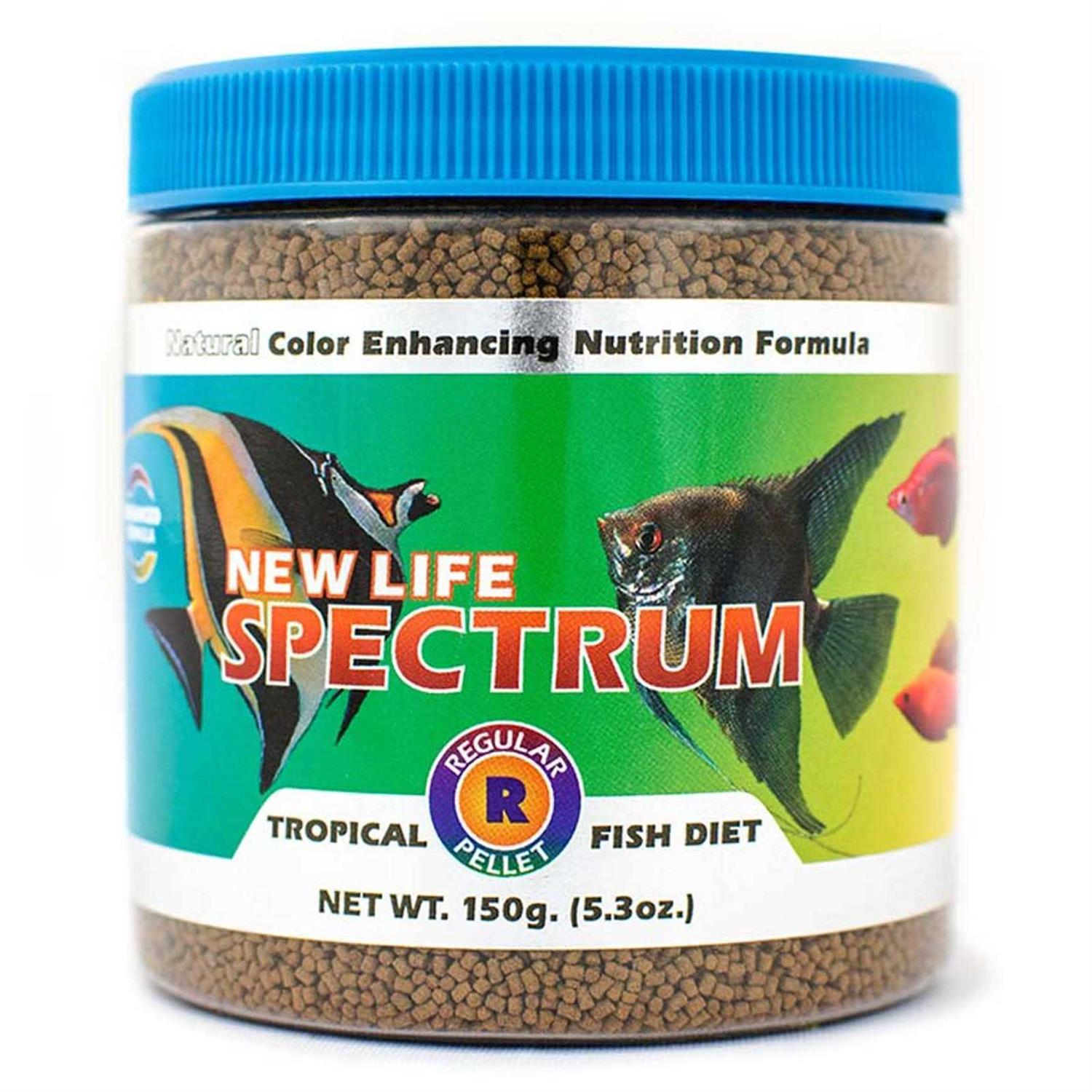 New Life Spectrum Tropical Fish Food Regular Sinking Pellets - Healthber
