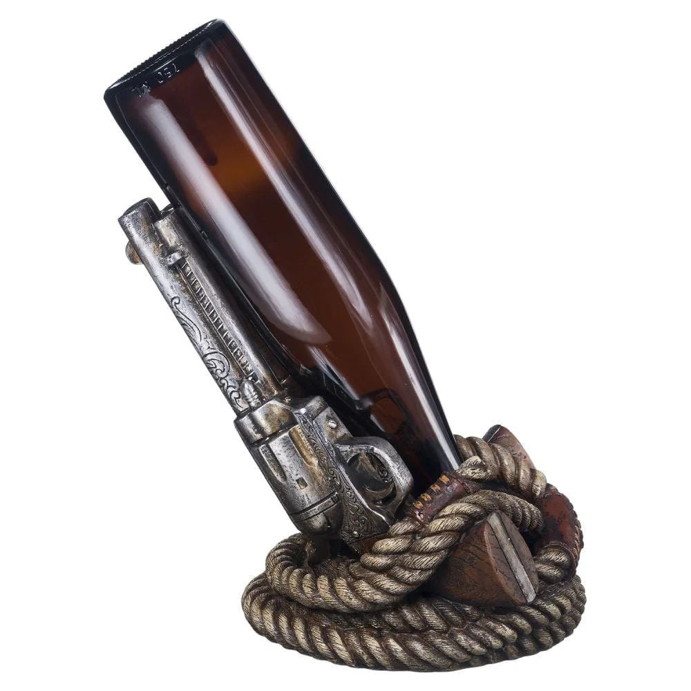 Pistols and Lariat Wine Bottle Holder - Healthber