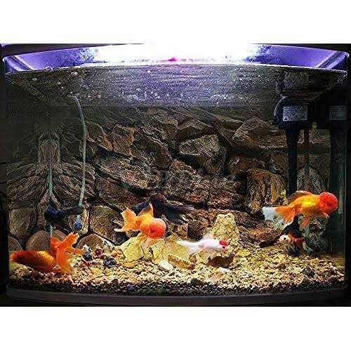 VIP.LINE Rock Wall Aquarium Background Poster PVc Fish Tank Decor Landscape 24 36 48 72 - Healthber