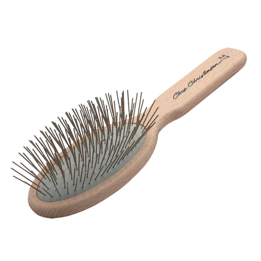 Chris Christensen Oval Pin Dog Brush, Original Series - Healthber