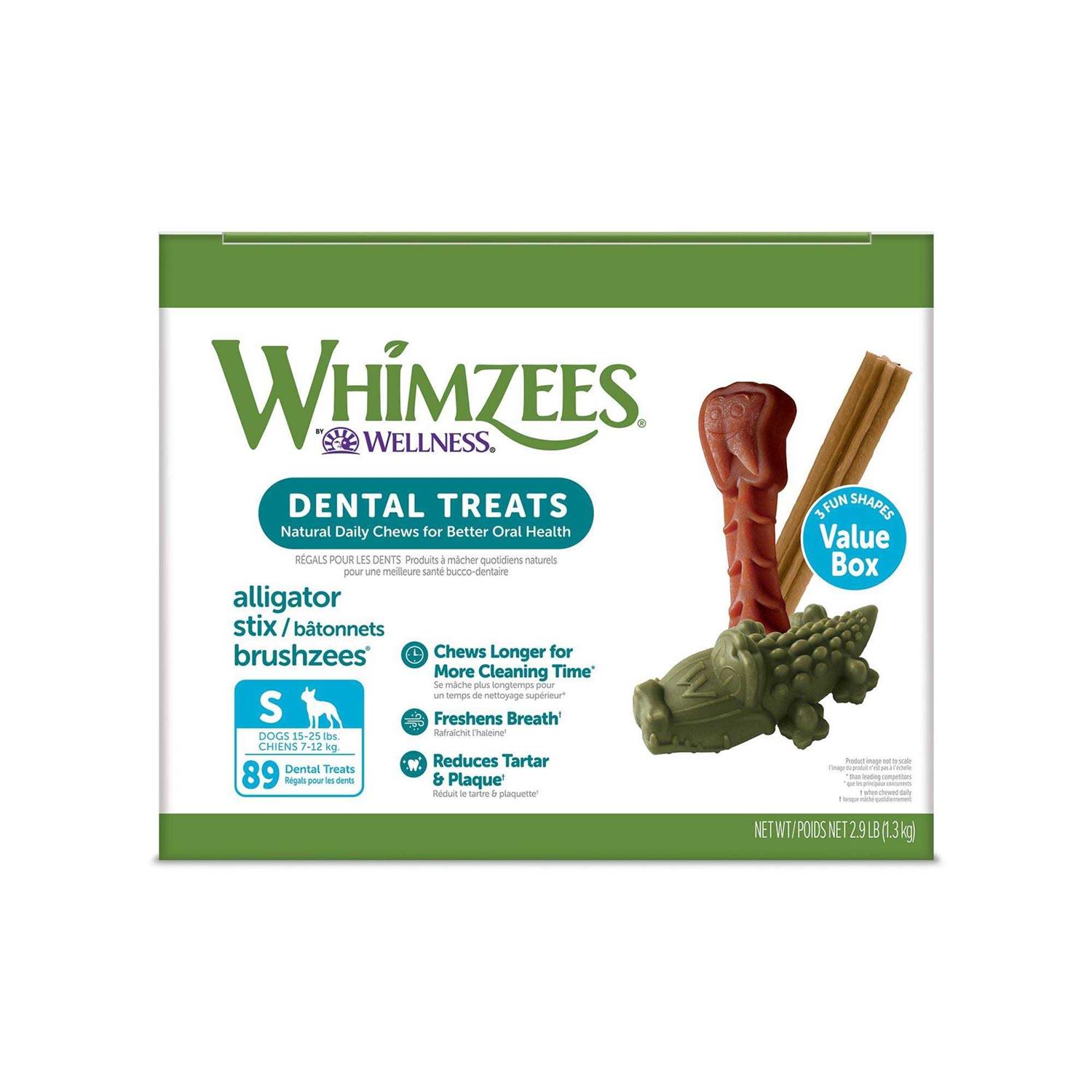 Whimzees Natural Dental Value Box Dog Treats - Healthber