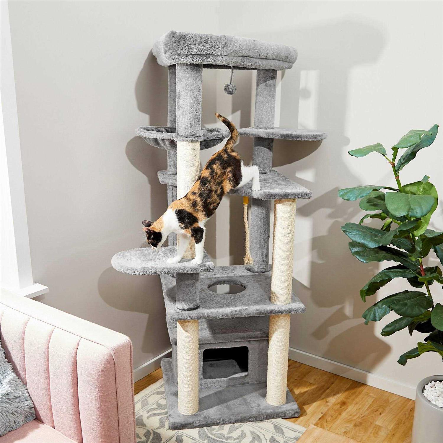 Frisco 65-in XXL Heavy Duty Cat Tree - Healthber