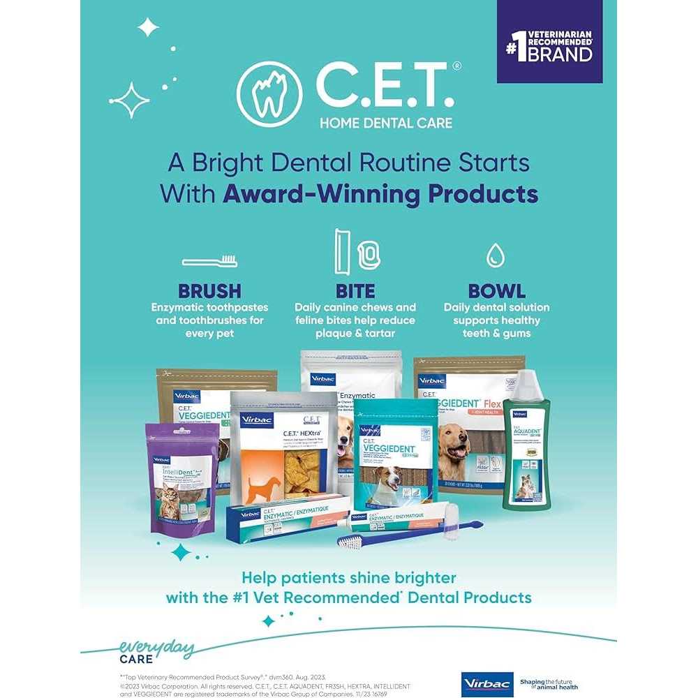 C.E.T. Enzymatic Oral Hygiene Chews for Dogs - Healthber