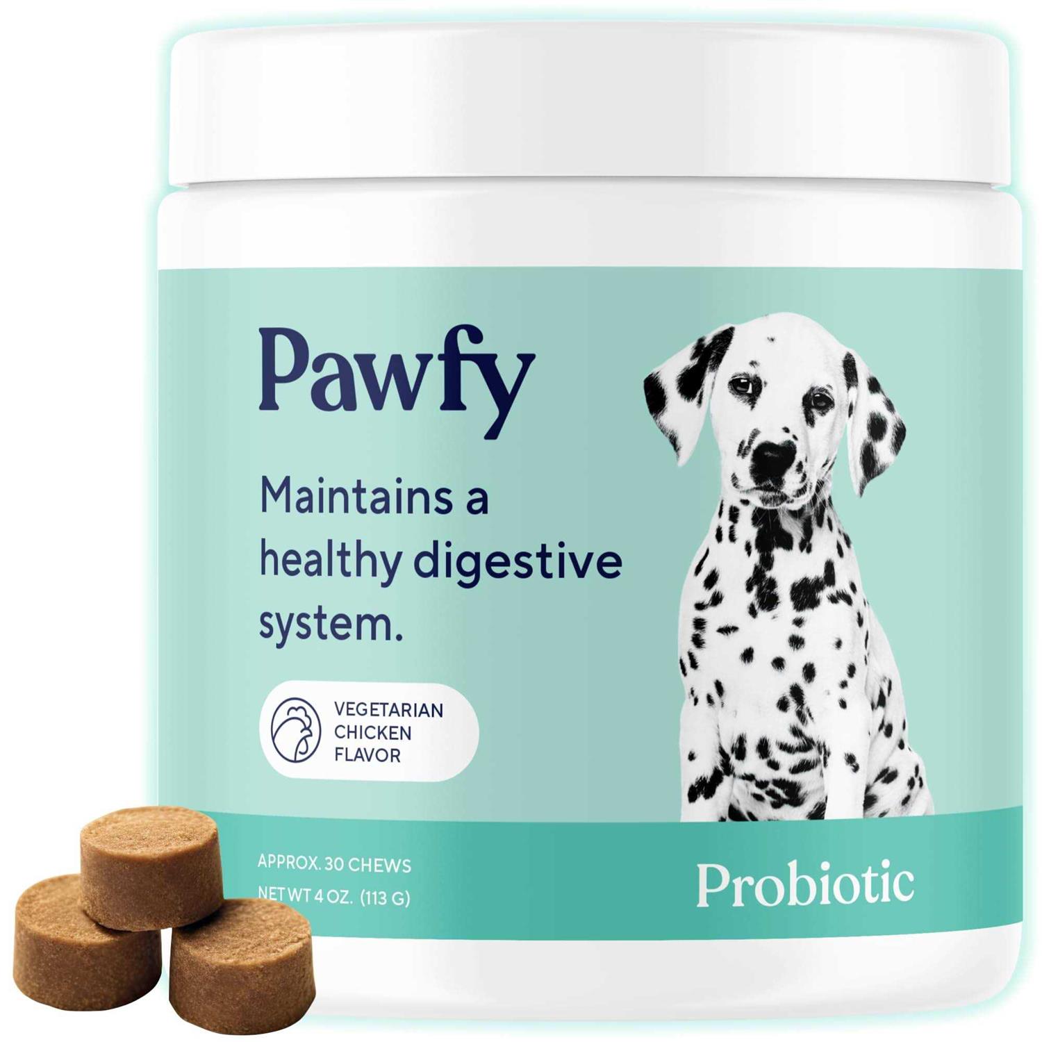 Pawfy Probiotic Soft Chews Digestive Gut Immune Support - Healthber