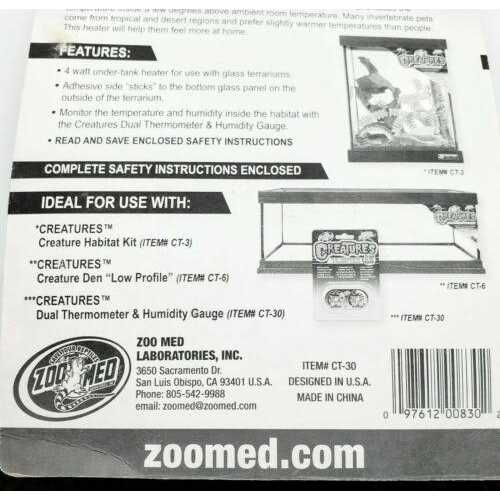 Zoo Med Creatures CreatureTherm Heater - Healthber