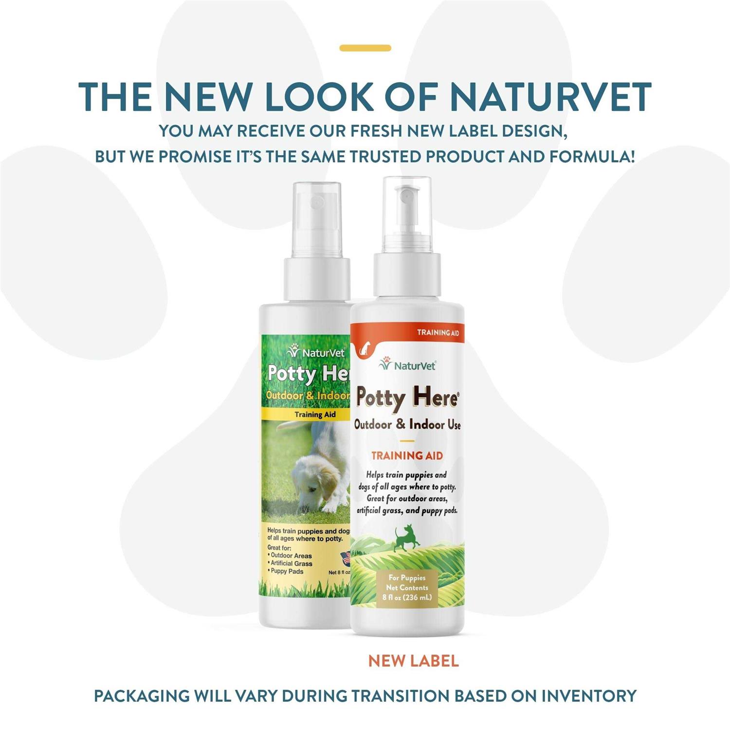 NaturVet Potty Here Training Aid Spray - Healthber