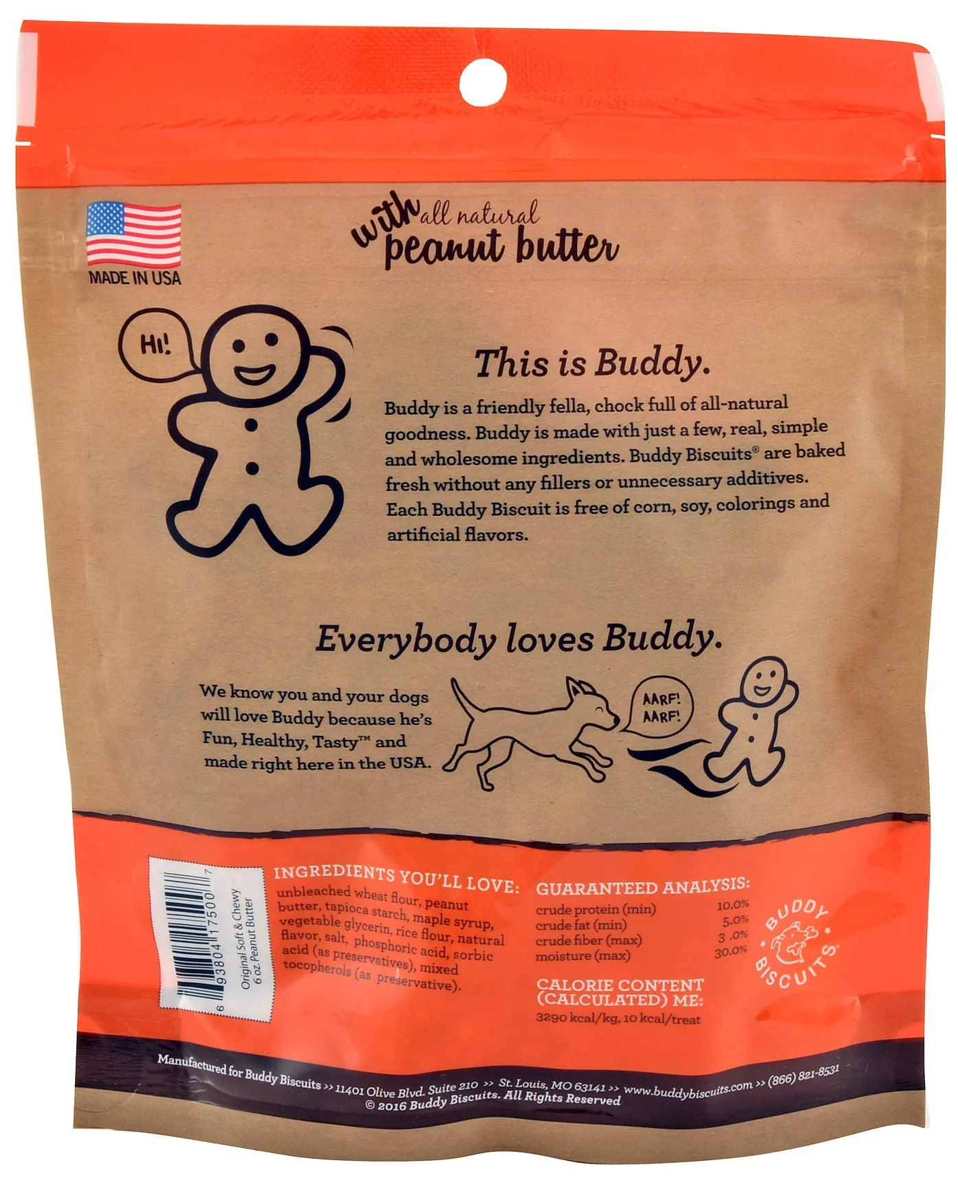 Soft & Chewy Buddy Biscuits, 6 oz - Healthber