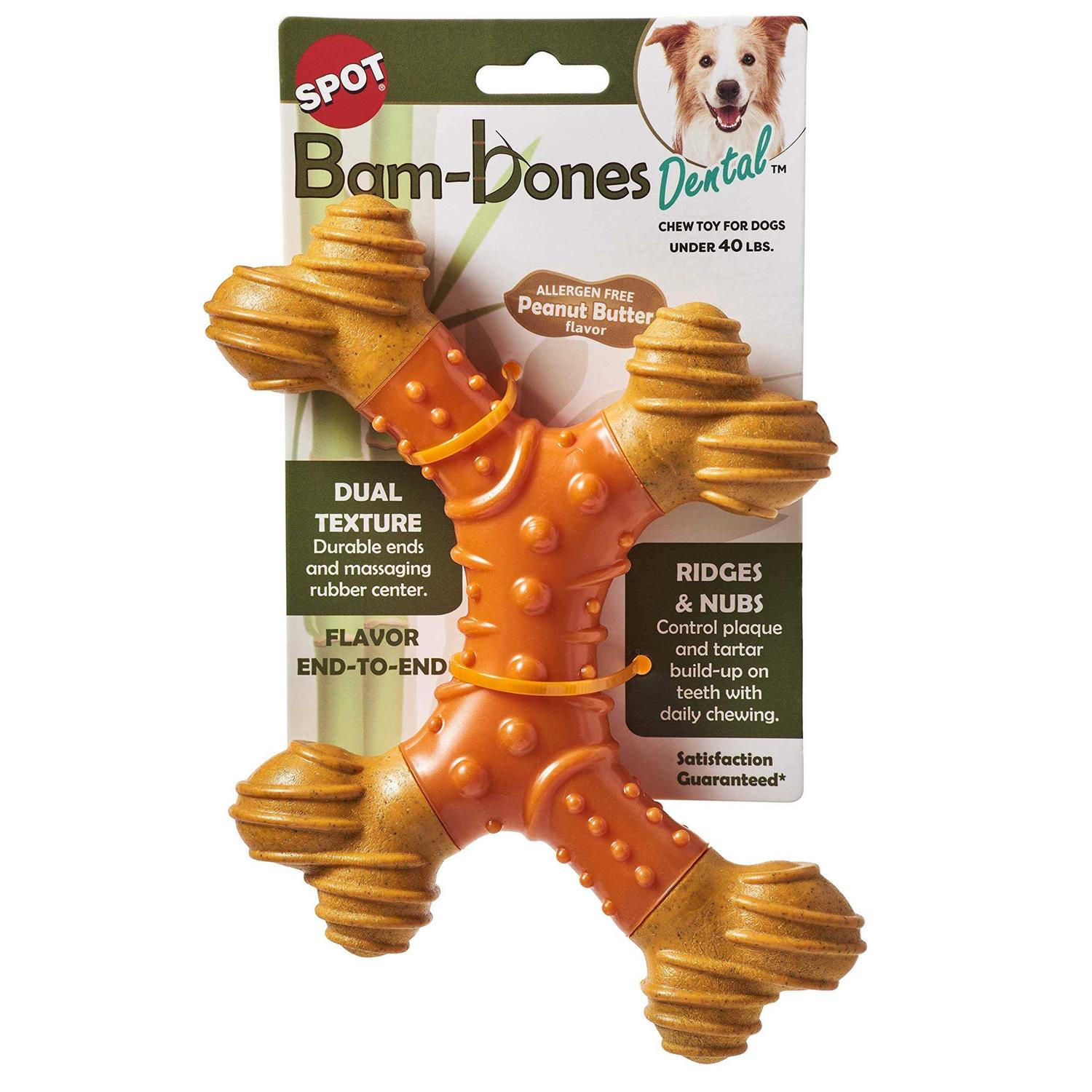 Ethical Spot Bambone Dental X Bone Peanut Butter - Healthber