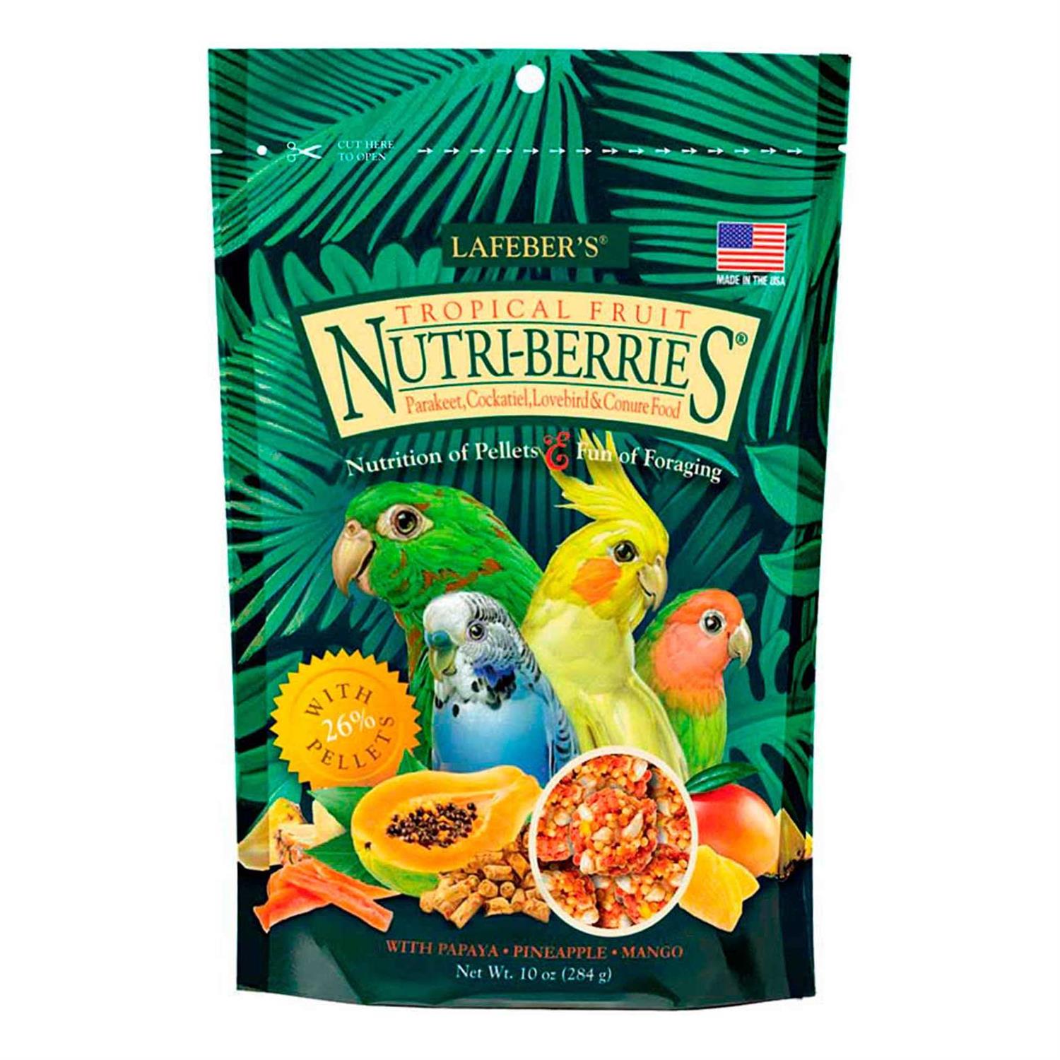 Lafeber Tropical Fruit Nutri-Berries Parakeet - Healthber