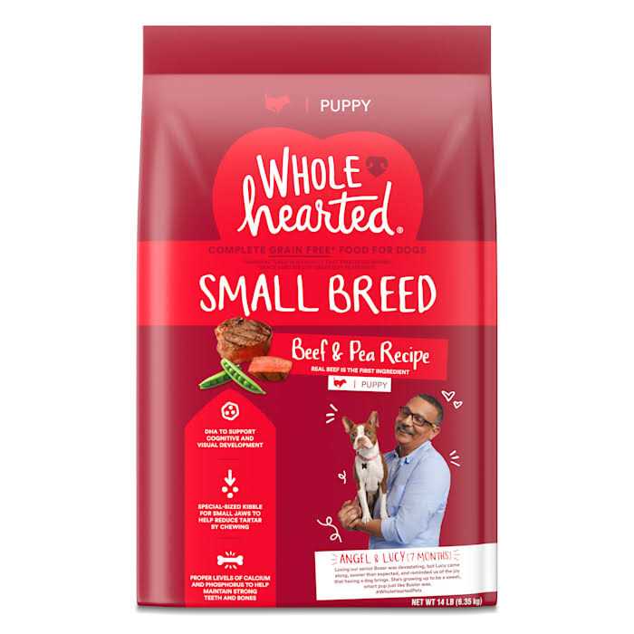 WholeHearted Grain Free Breed Beef Pea Recipe Dry Puppy Food - Healthber