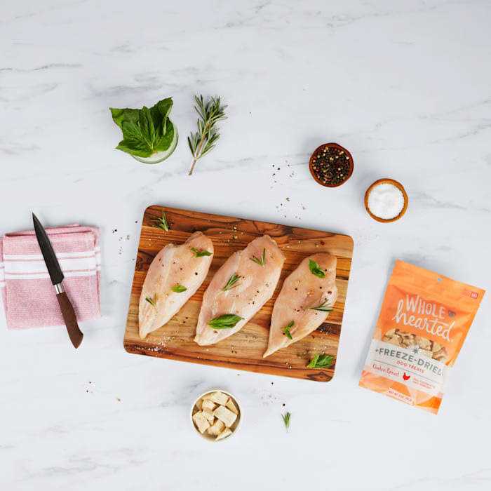 WholeHearted Chicken Breast Freeze Dried Dog Treats - Healthber