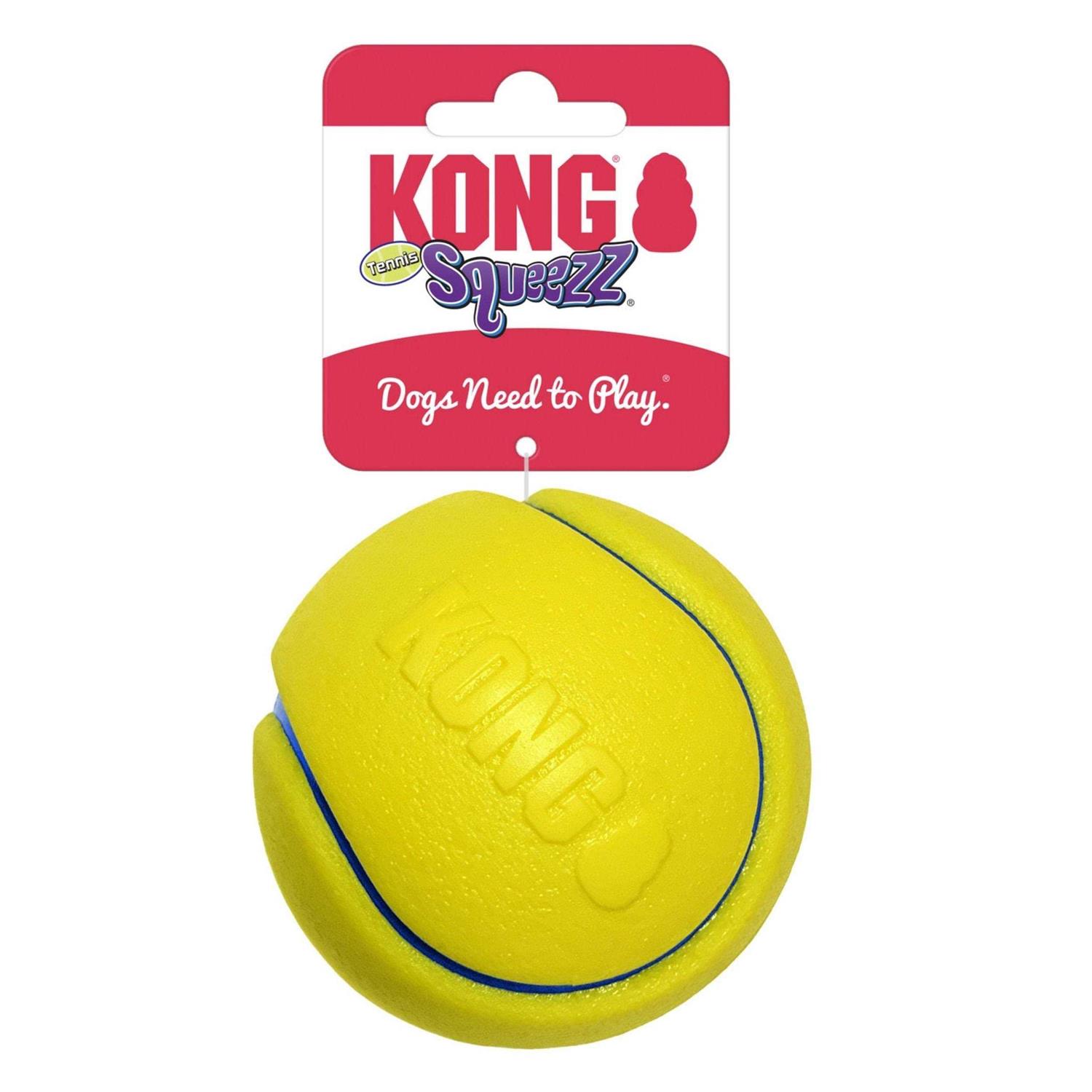 KONG Squeezz Tennis Ball Assorted - Healthber