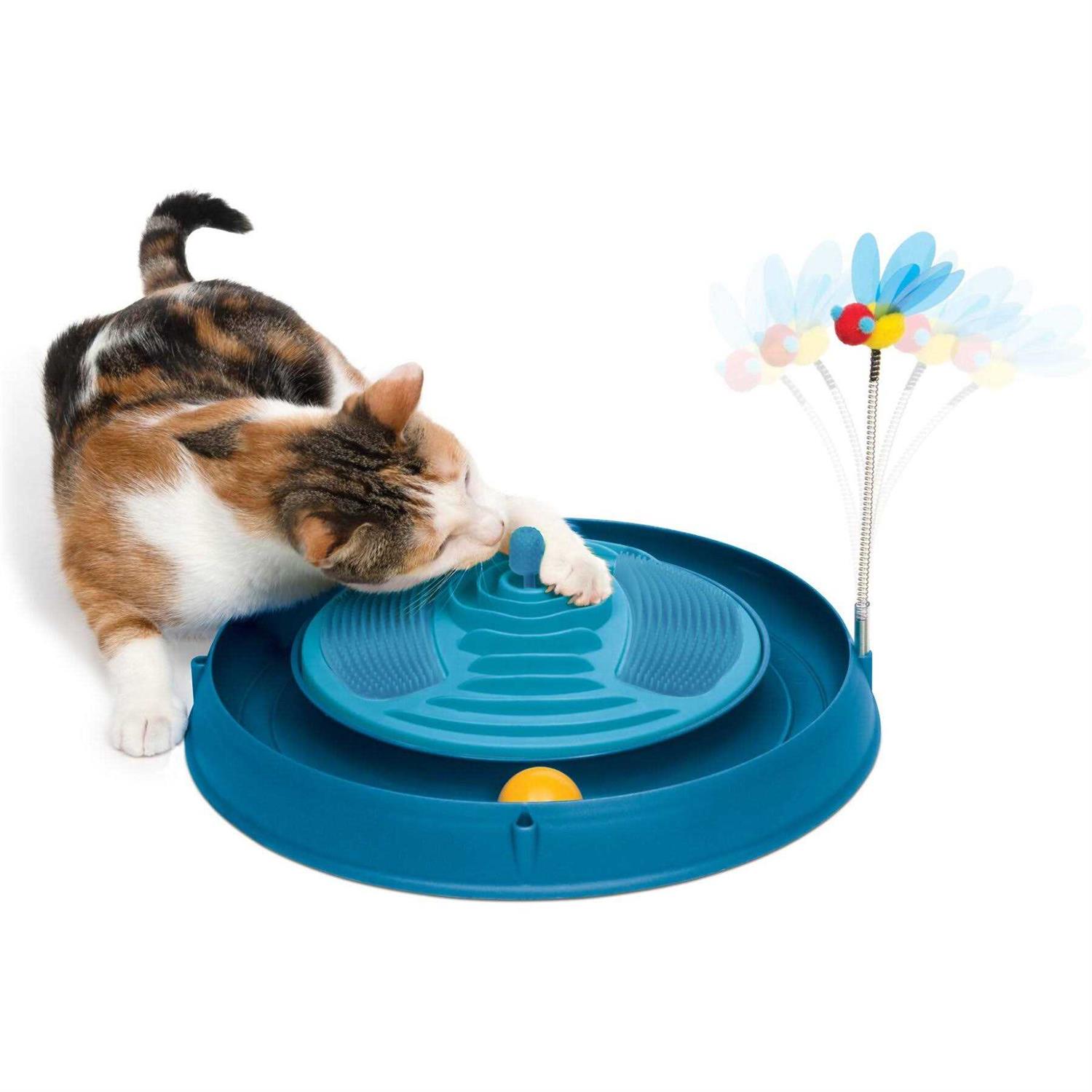 Catit Play Circuit Ball with Massager Cat Toy - Healthber