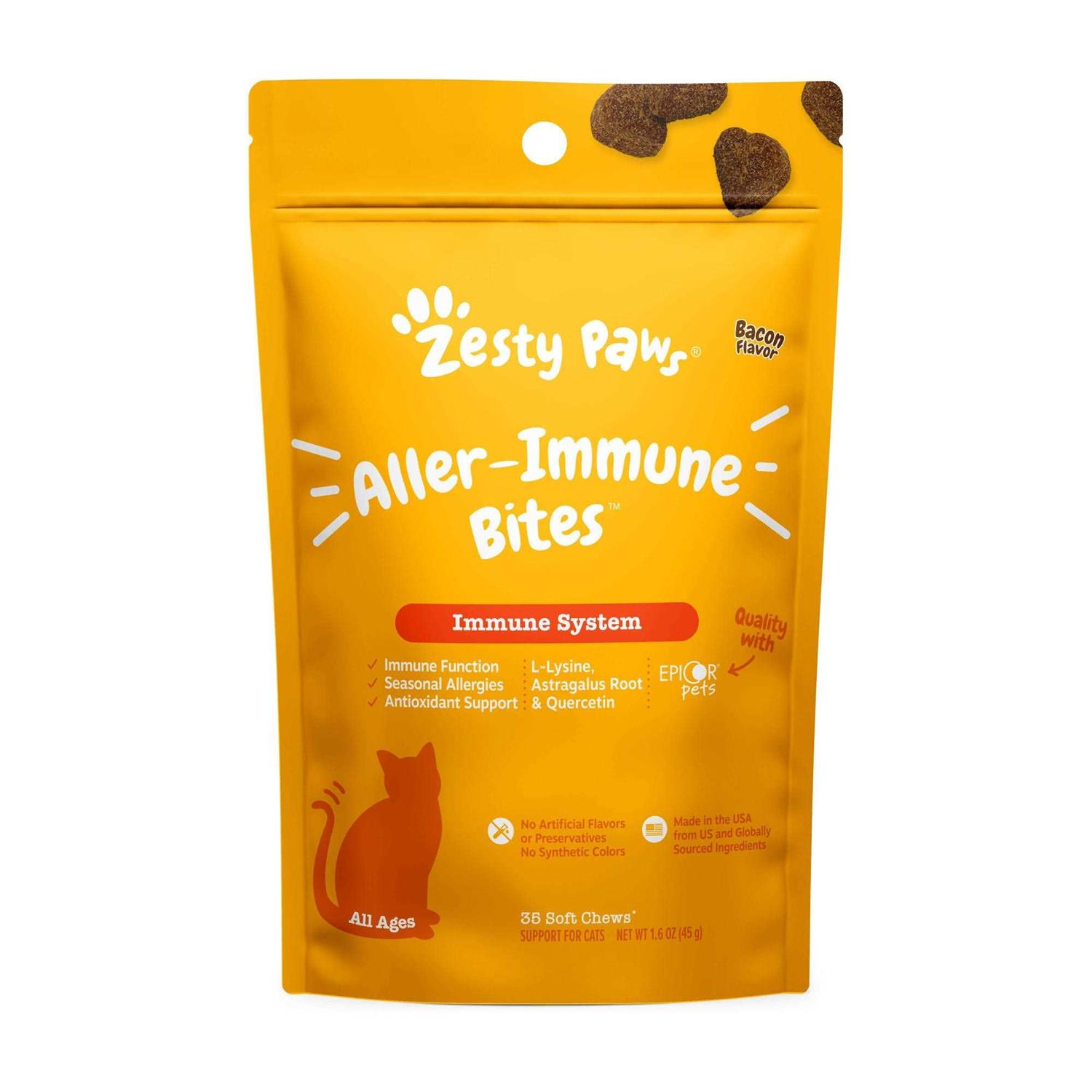 Zesty Paws Aller-Immune Cat Bites - Healthber